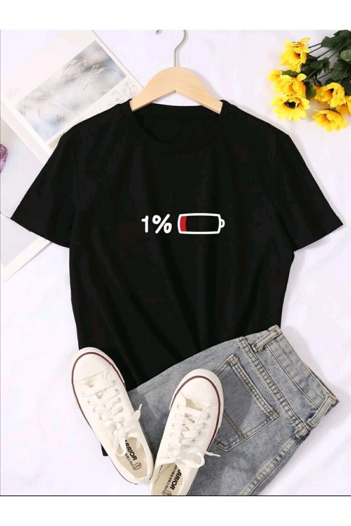 Perodia Pil Baskılı T-shirt