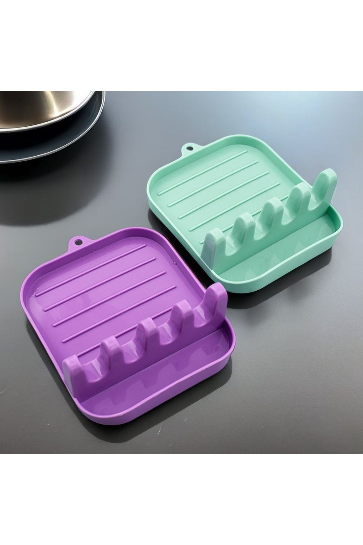 Choice-Kitchen Spoon Holders Pot Lid Rack Pot Lid Cooking Tool Tableware Storage Rack Spoon Chopsticks H... 4