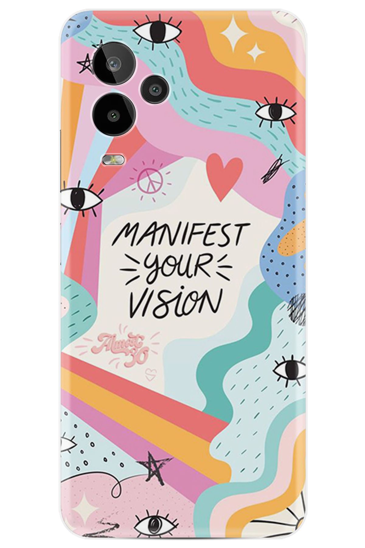 General Mobile 24 Pro Kılıf HD Resim Baskılı Manifest StKd -080