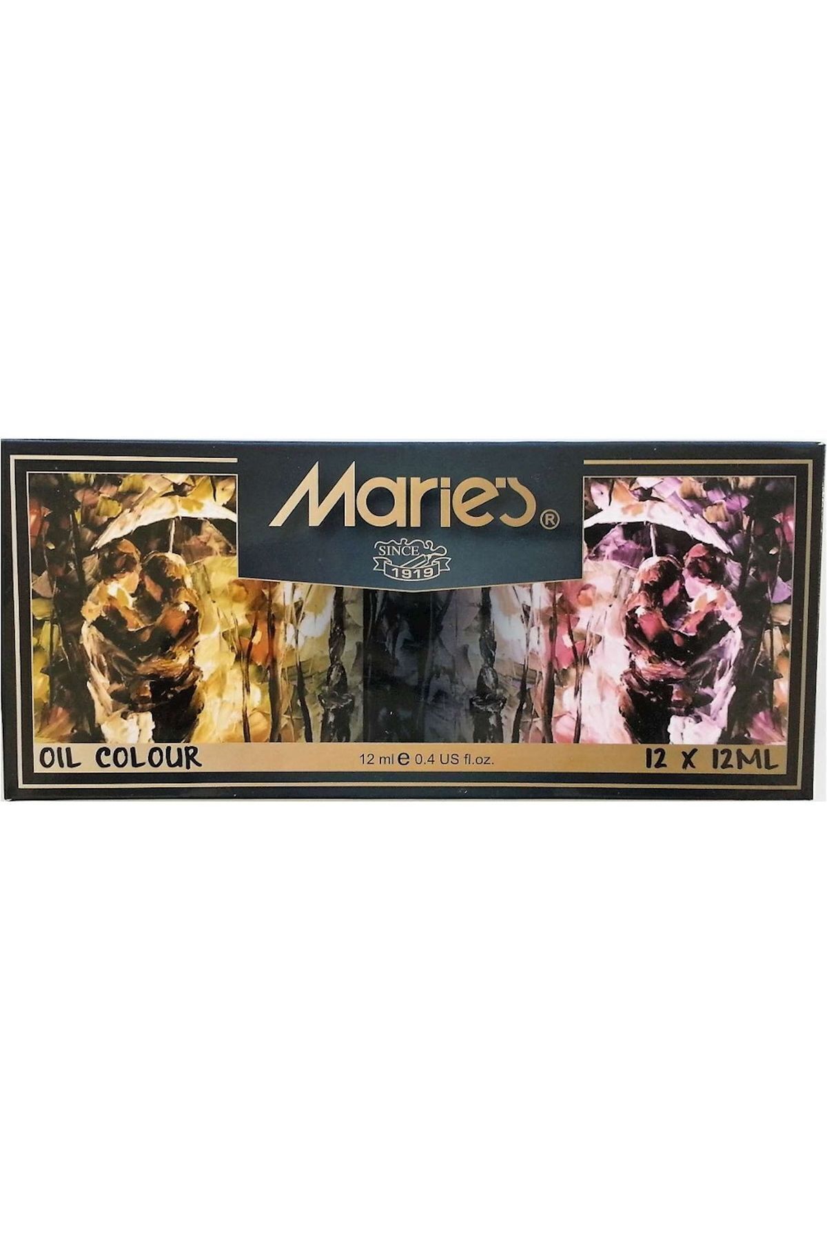 Maries Yağlı Boya Başlangıç Seti 12x12ml Metal Tüp