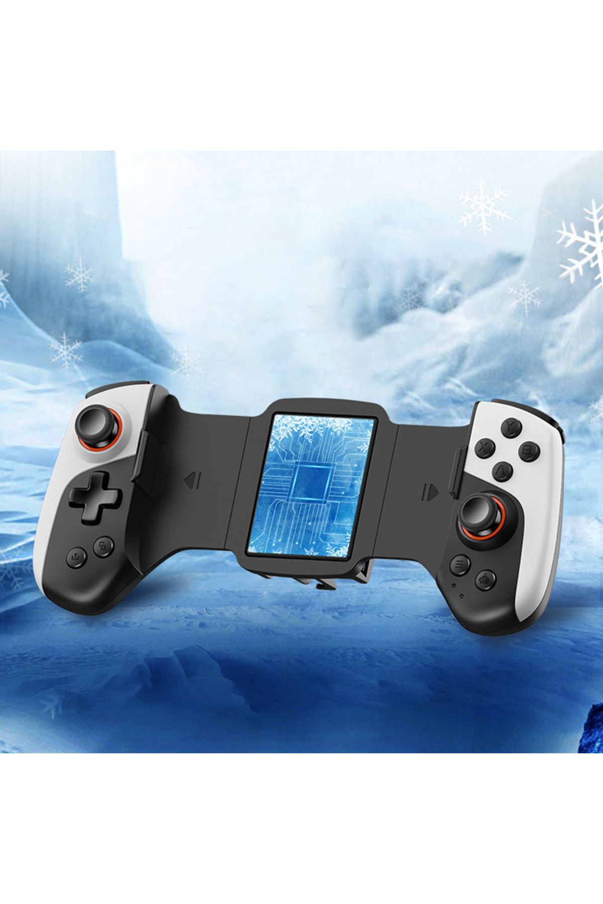 ALLOYSEED-JK02 2 in 1 Phone Game Controller Type C USB Cooling Cell Phone Gamepad Joystick Dual Joystick fo... 5