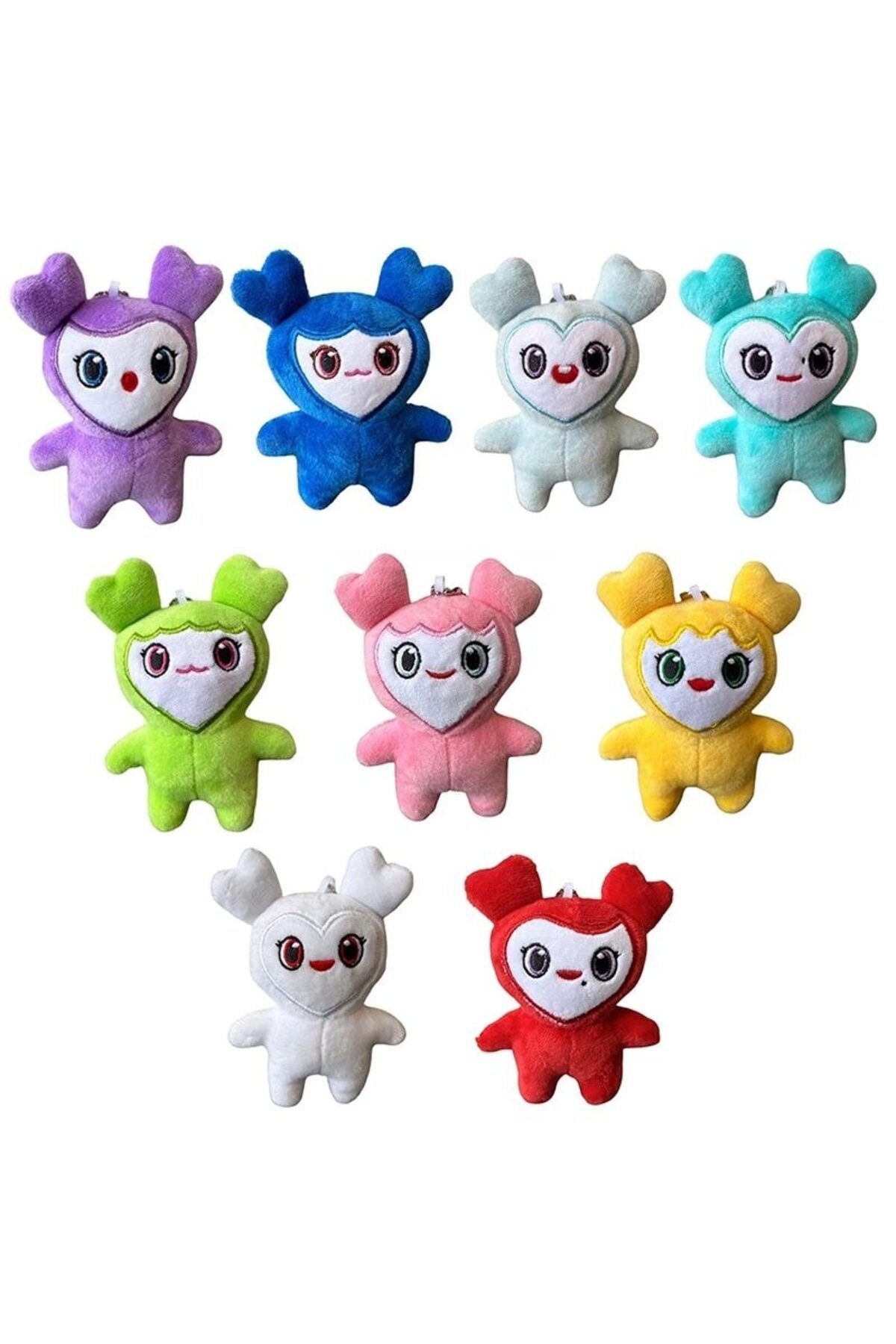 Choice-9PCS/lot Lovelys Plush Korean Super Star Plush Toy Cartoon Animal TWICE Momo Doll Keychain Pendan... 8