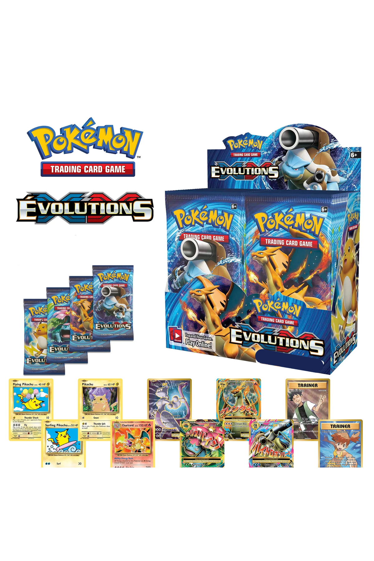 TOYFEST Pokemon Game Card Tcg Xy Evolutions - 1 Pack (10 Cards)- Trendyol