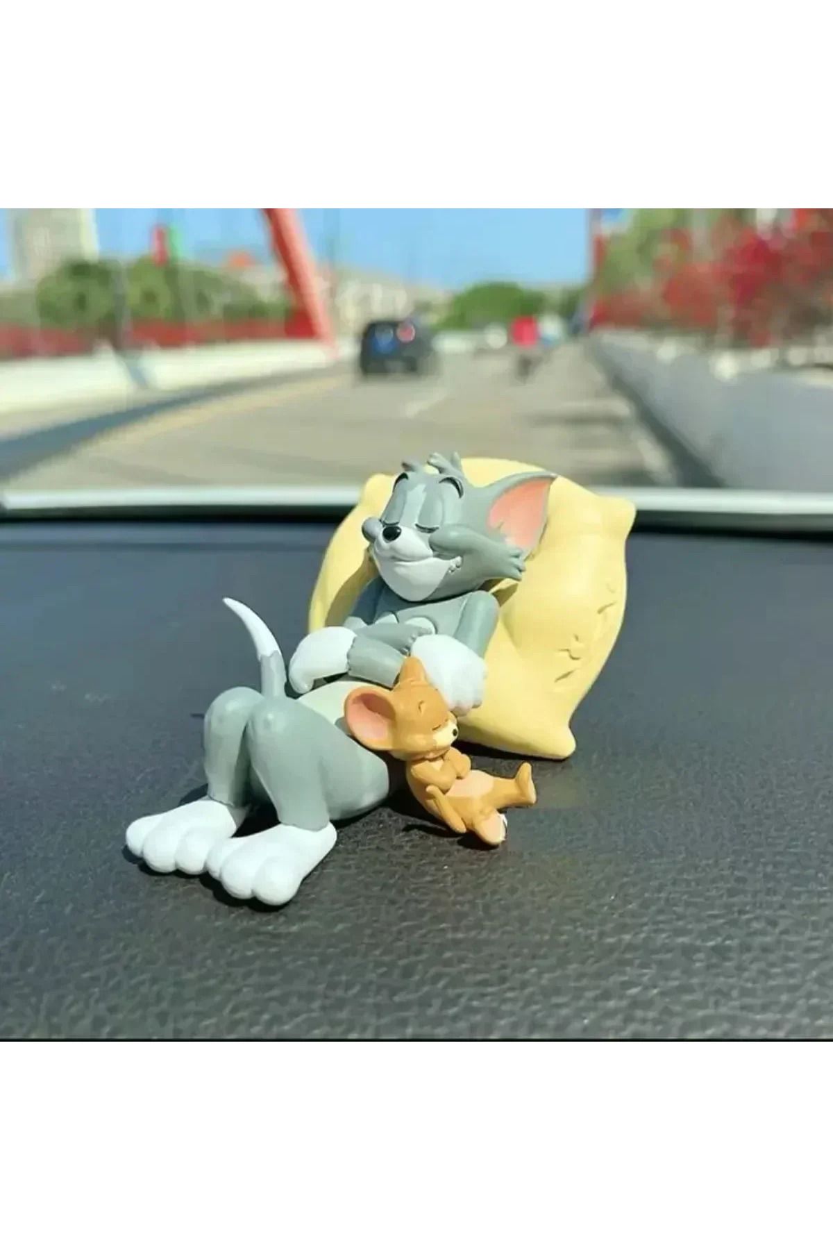 Choice-Cartoon Decoration Tom Cat Jerry Mouse Cat Ornament Cute Desk Decorations Adorable Figurines Toy ... 5
