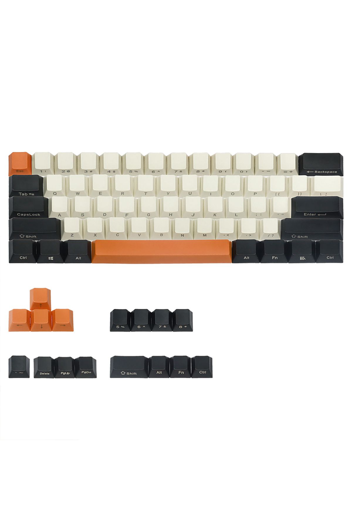 Choice-Keycaps Side Print PBT Keycap Set 60 Percent Thick Cherry MX Key Caps For US-ANSI Layout 61 68 60... 4