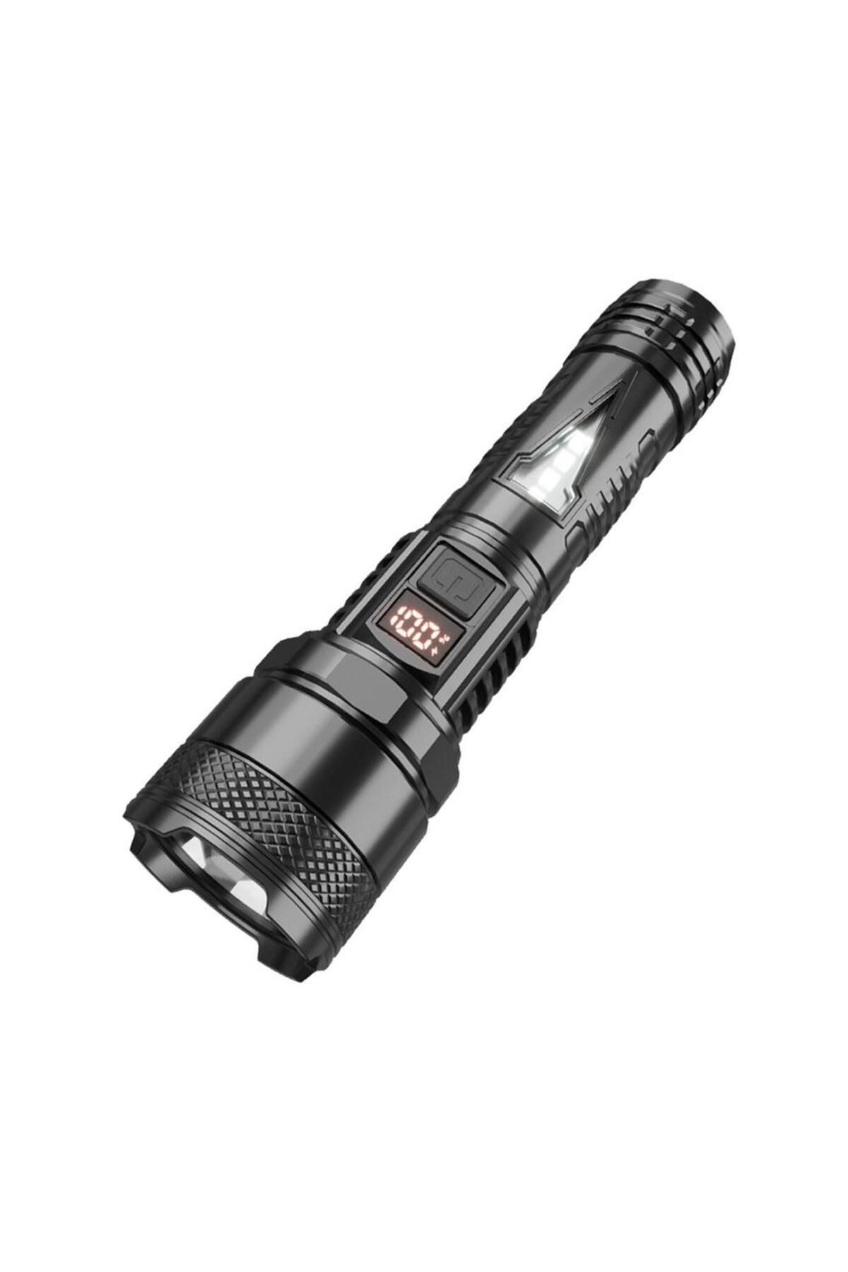 Choice-High Brightness LED Flashlight Strong Light High / Medium Beam Strobe Lighr with Power Display La... 1