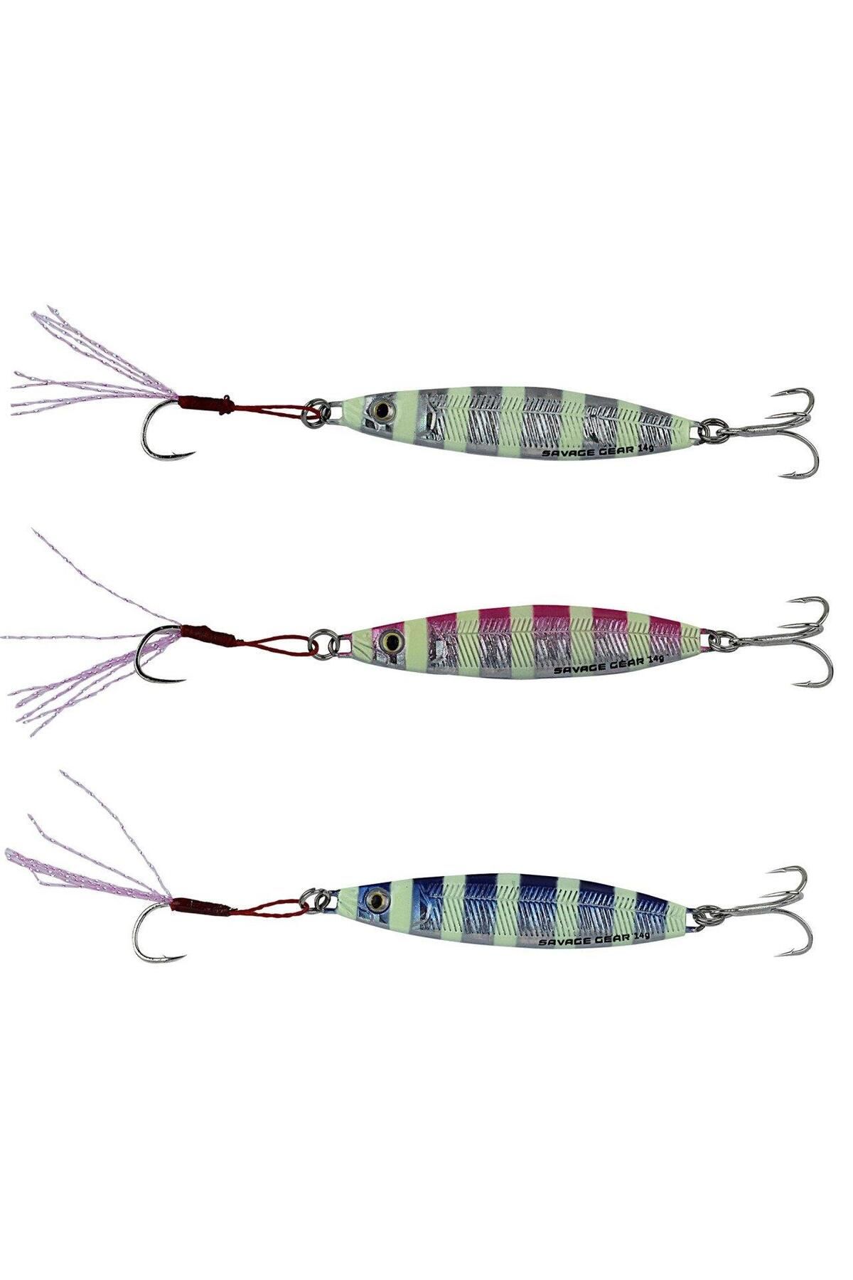 Savage Gear Psycho Sprat 3 Adet Jig Yem (TURKİSH ZEBRA MİX)