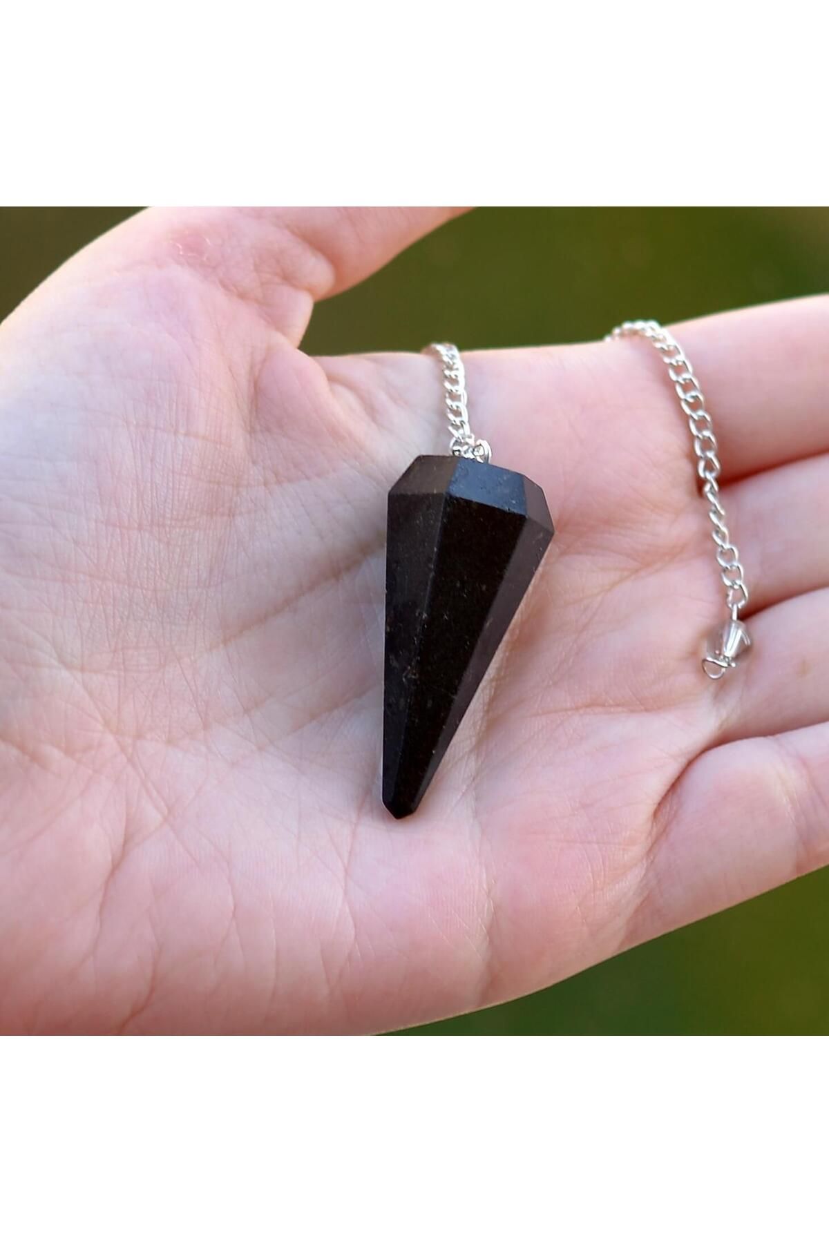 Taş Sandığı-Black Tourmaline Stone Pandula - Pendulum 2