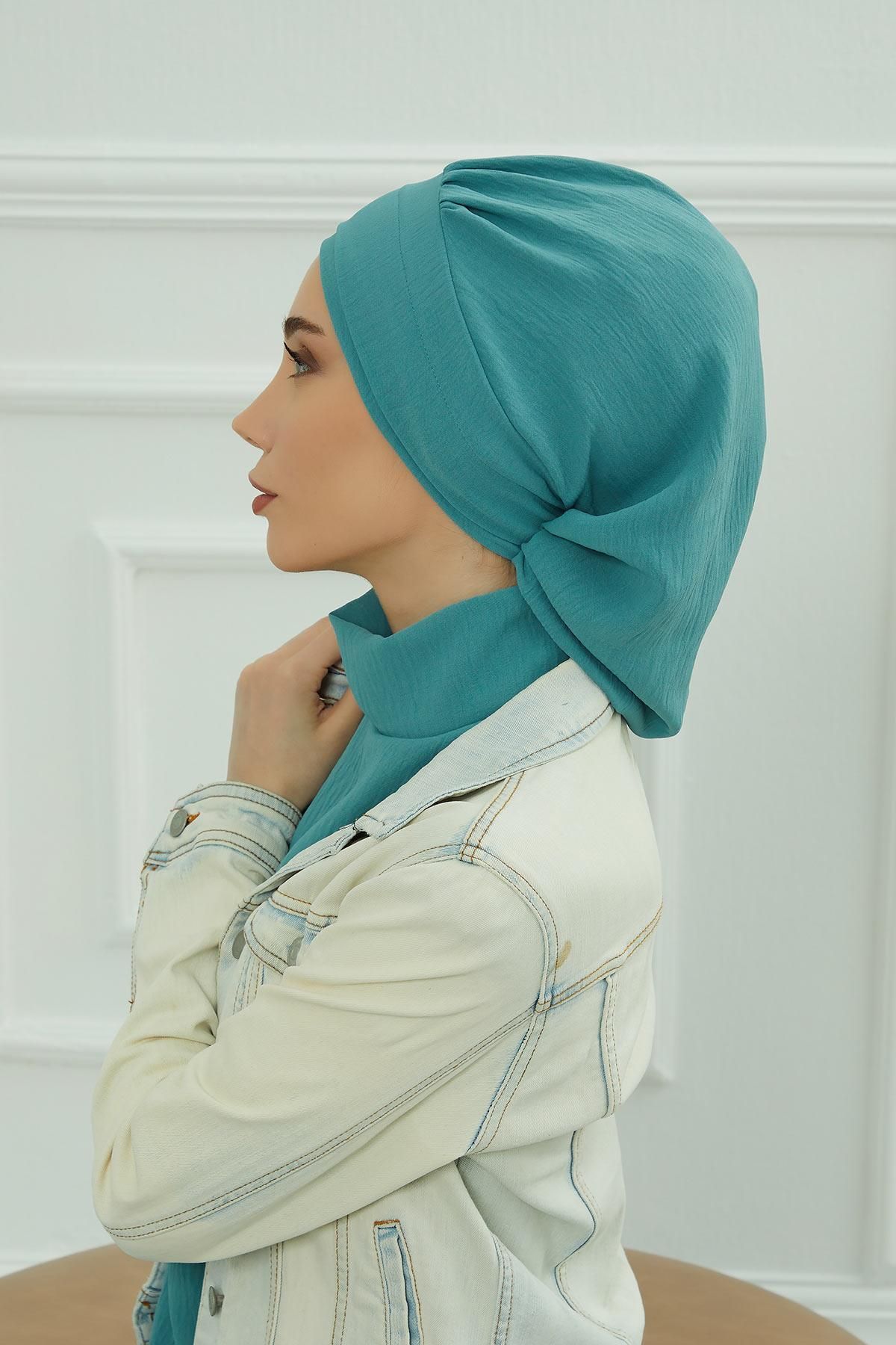 Aisha's Design-Turban gata plisat Aerobin - Ht-91 3