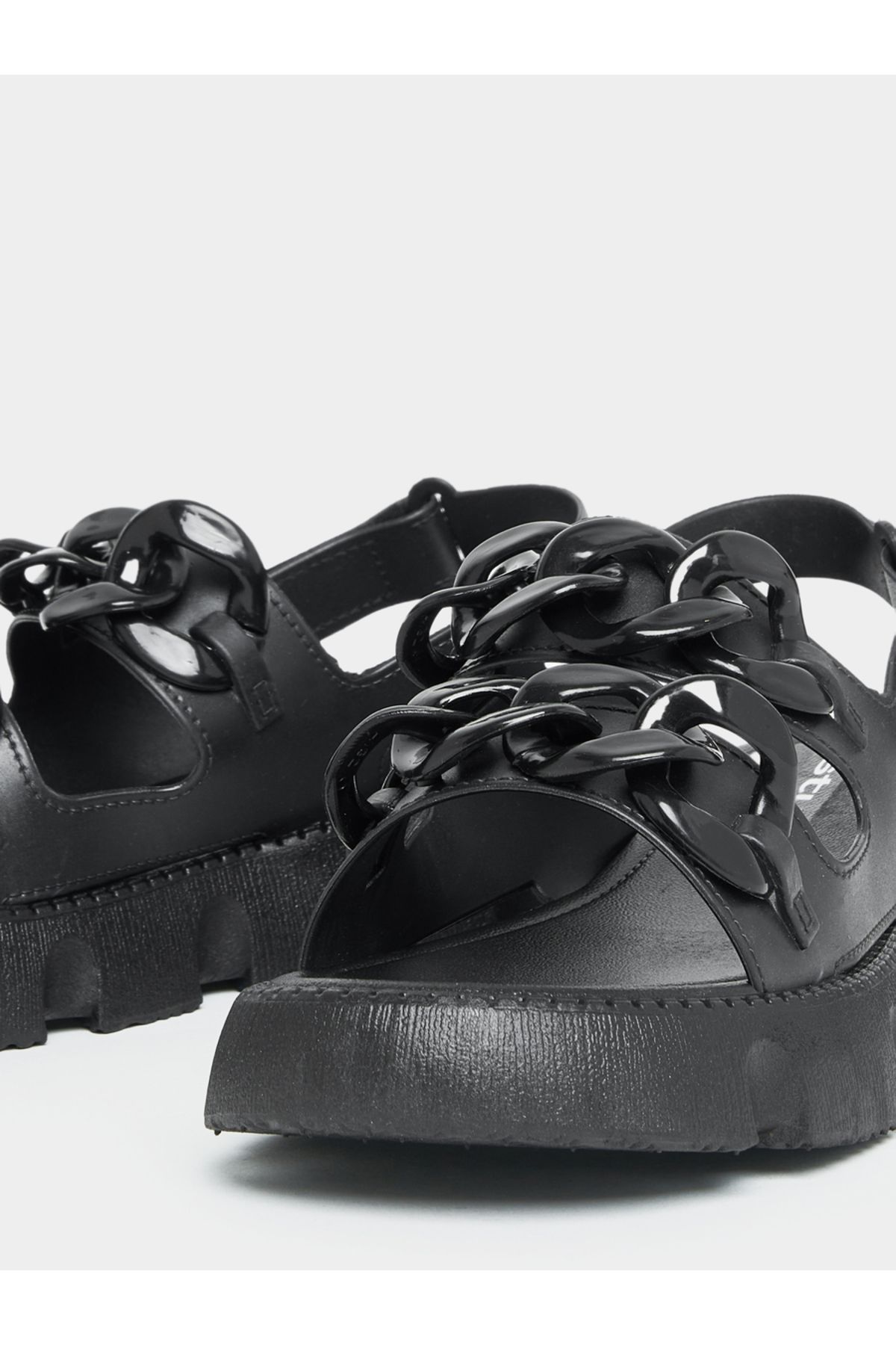 Styli-Hook and Loop Fastener Buckle Back Strap Sandals 5