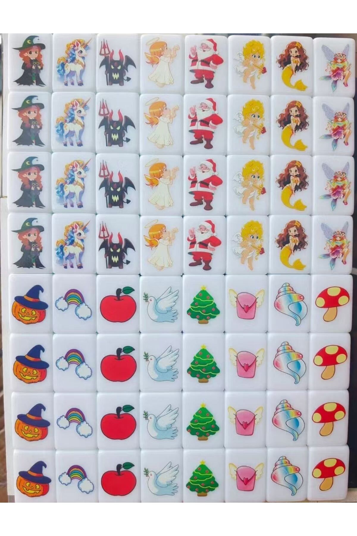 Choice-64+1 Seaside Escape Game Blocks Mahjong Leisure And Entertainment Mahjong Board Game 1/2 Players ... 5