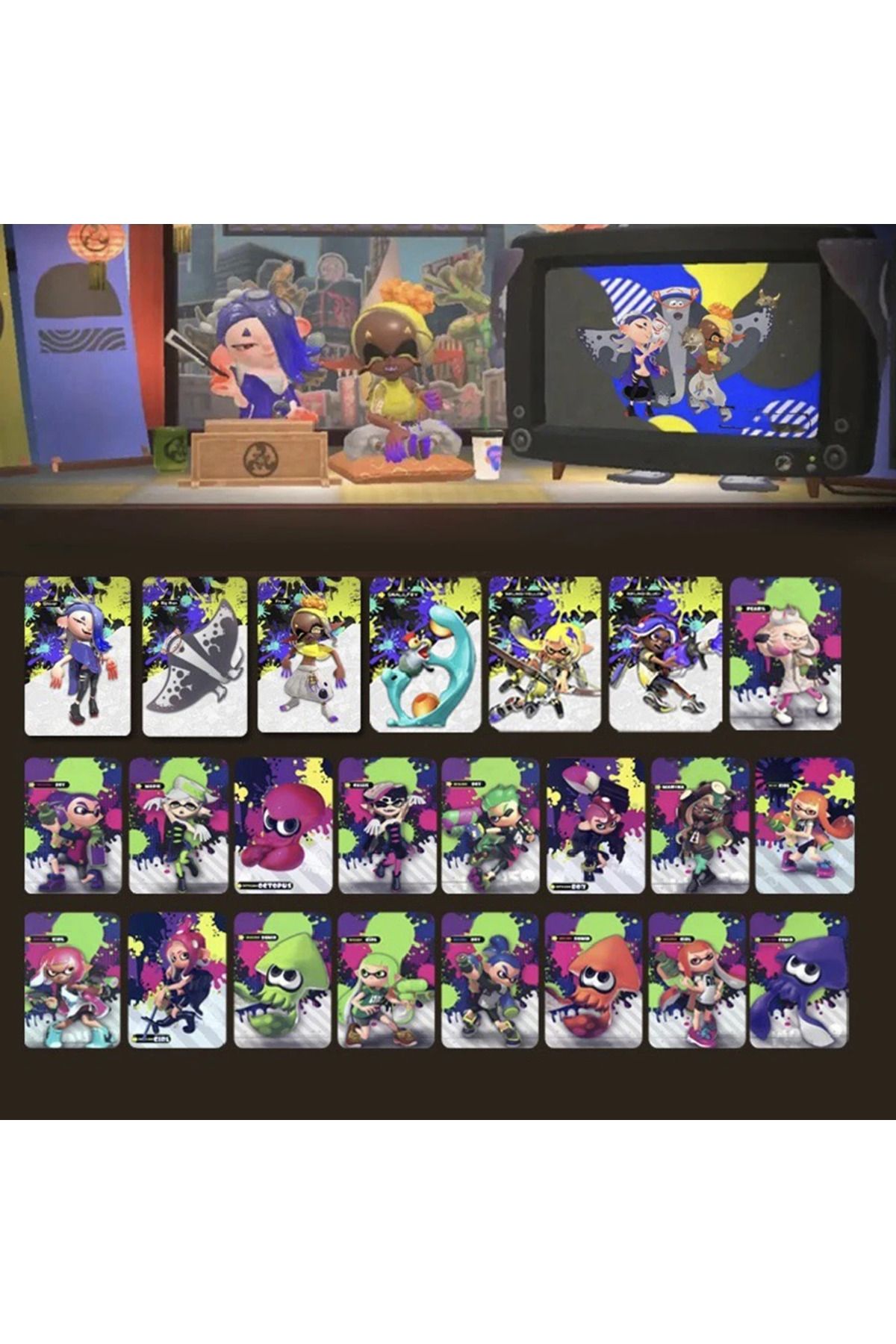 Choice-3-23pcs For for amiibo Cards For for amiibo Splatoon PVC NFC Tag Game Cards Splatoon 2 & 3 PVC NF... 2