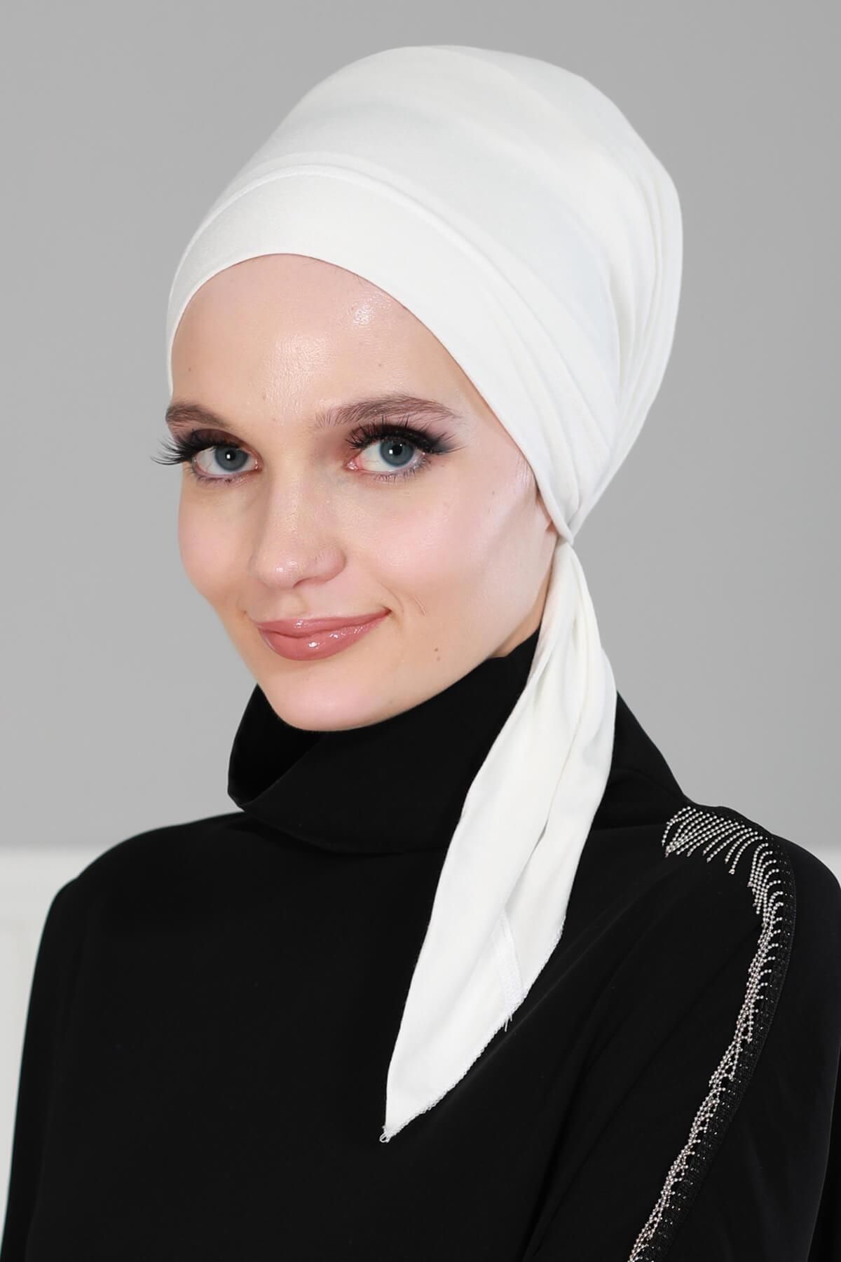 Aisha's Design-Modest Bonnet - Beige 2