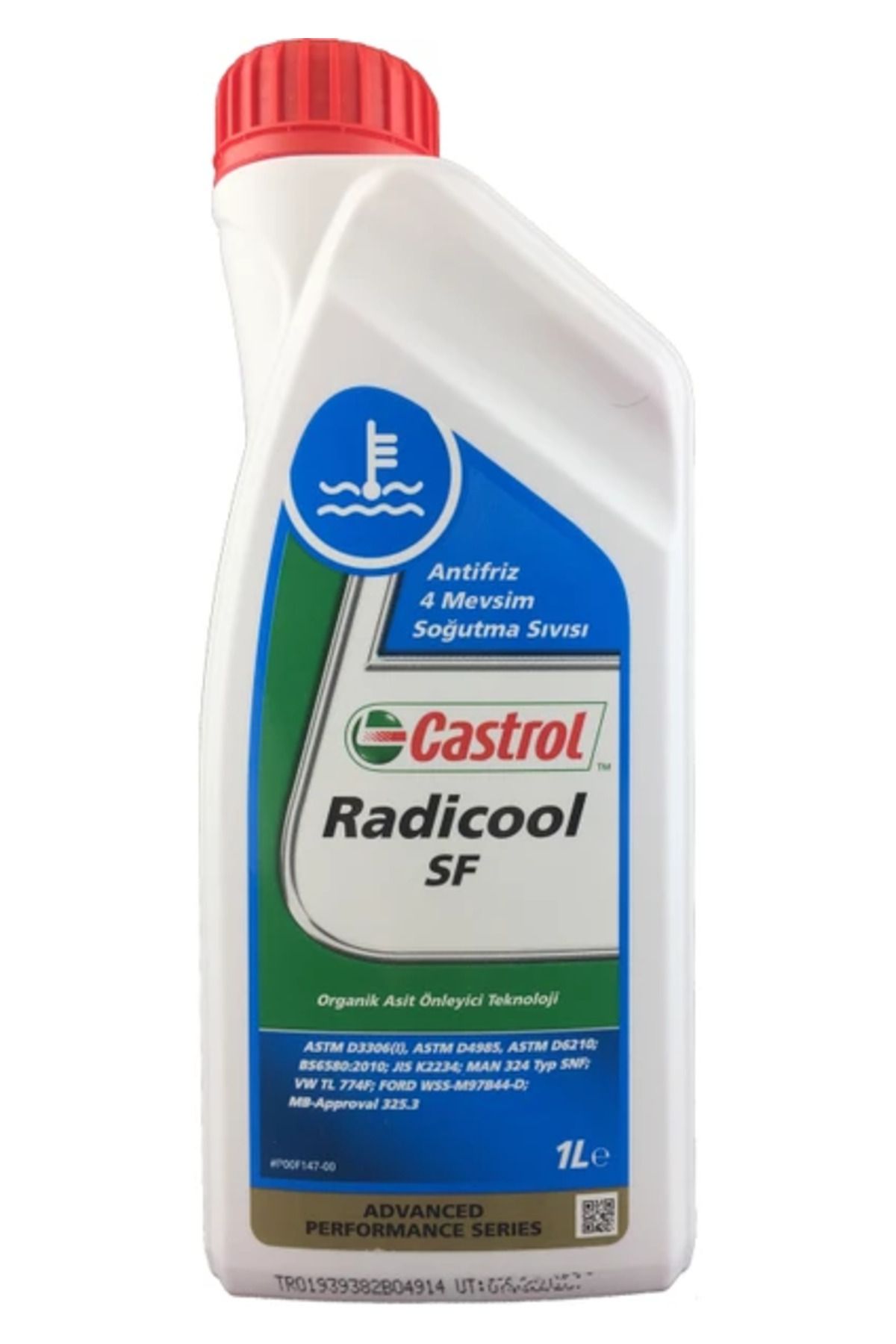 CASTROL Radicool Sf Organik Kırmızı Konsantre Antifriz 1 Litre Antifiriz