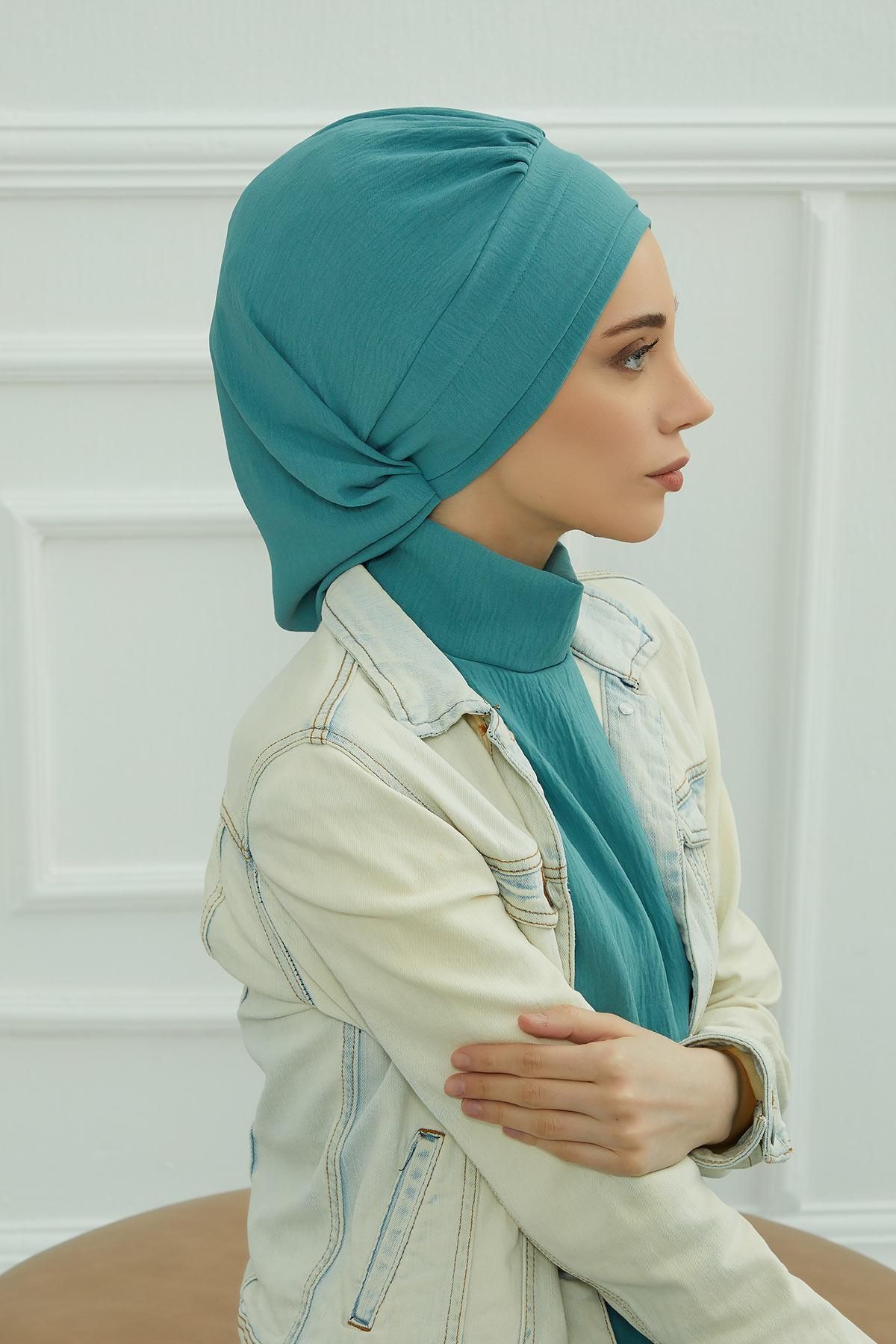 Aisha's Design-Turban gata plisat Aerobin - Ht-91 4