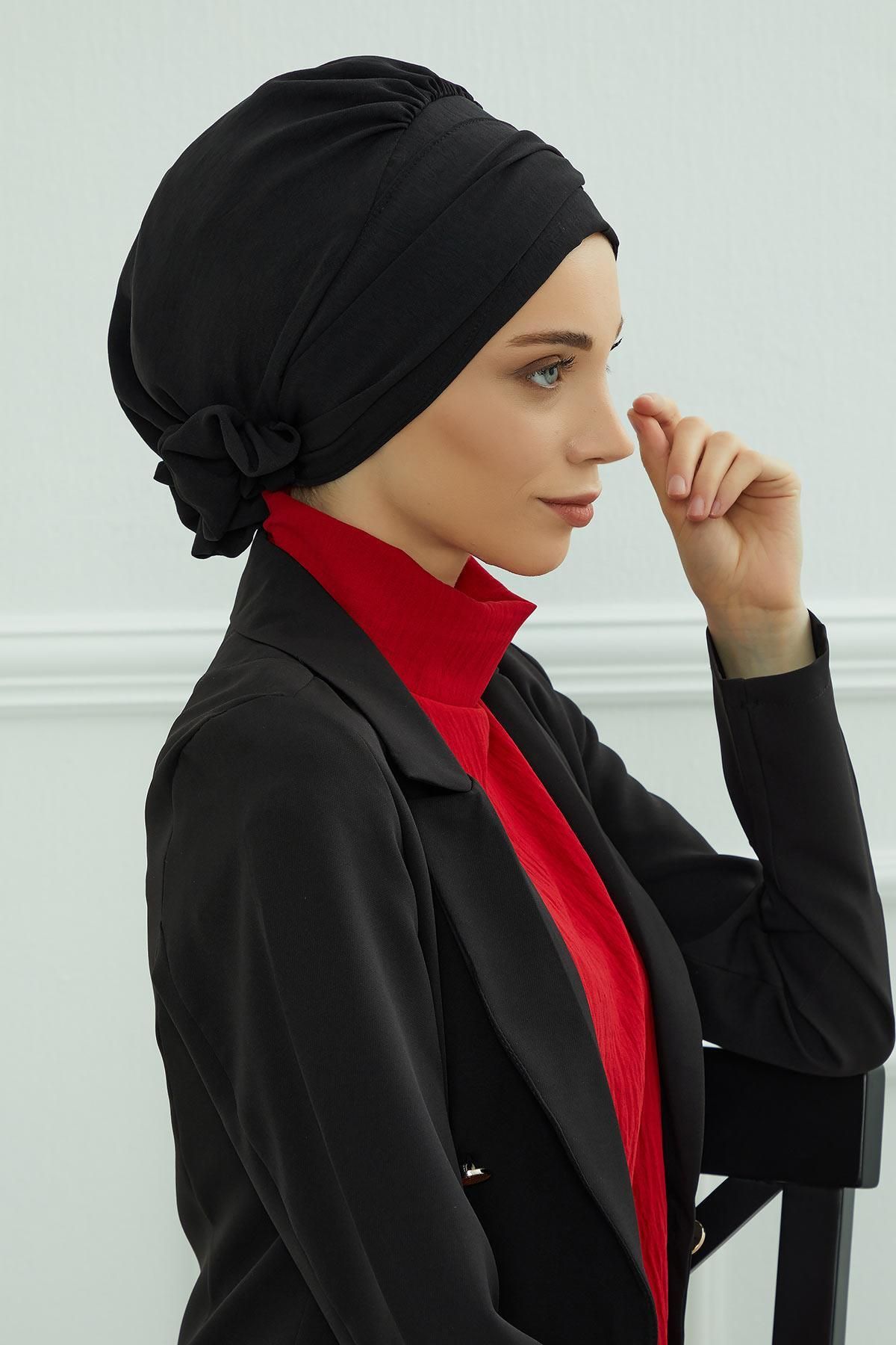 Aisha's Design-Turban gata cu țesătură aerobină - cu accesorii, ht-95 4