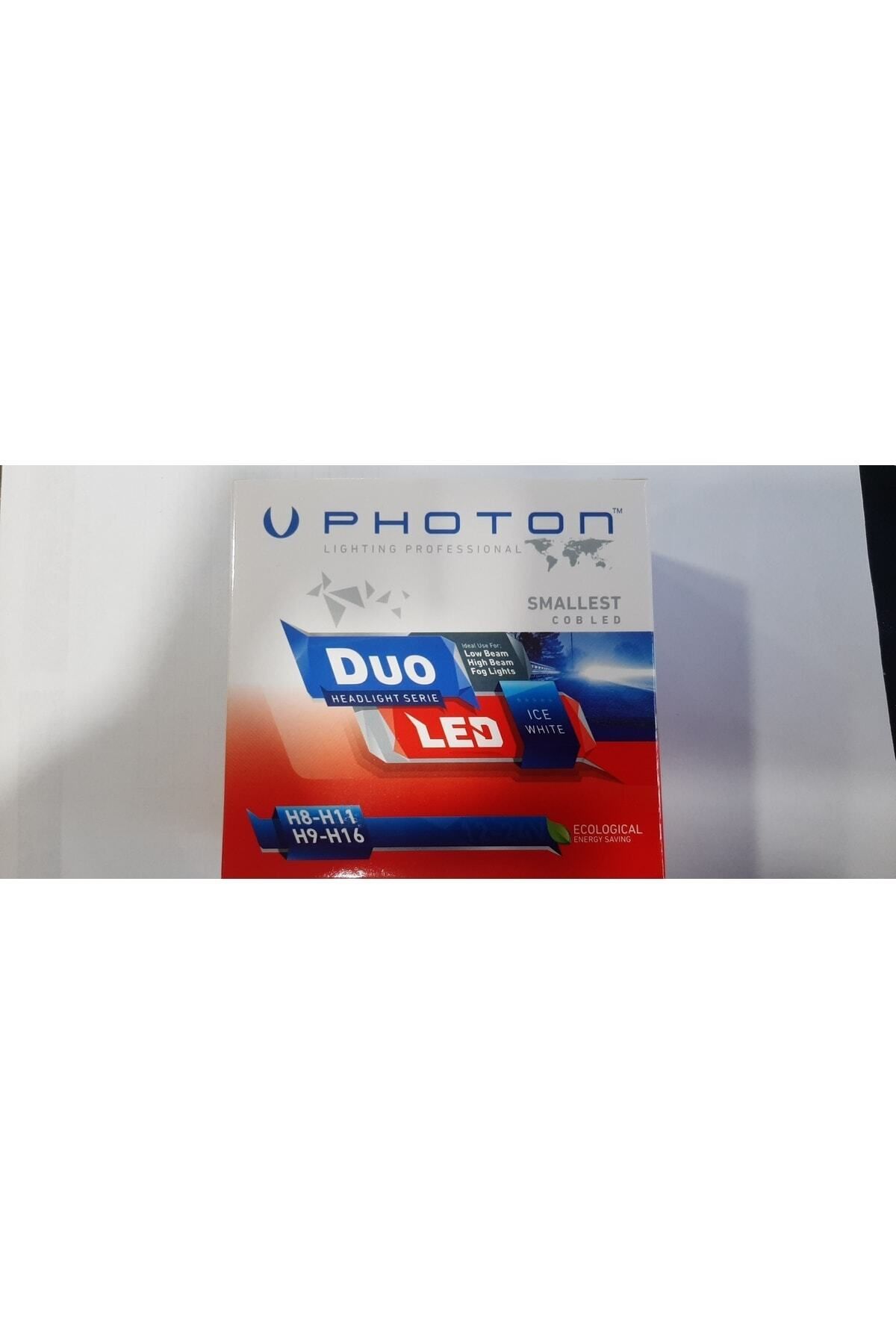 Photon H11 Duo Led Xenon Şimşek Etkili Beyaz Xenon H11 Yeni Model