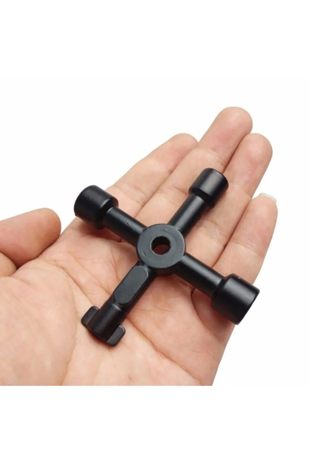 LIXIU-4-in-1 Multifunction Cross Wrench Electrician Plumber Universal Inner Triangle Key for Cupboard W... 6