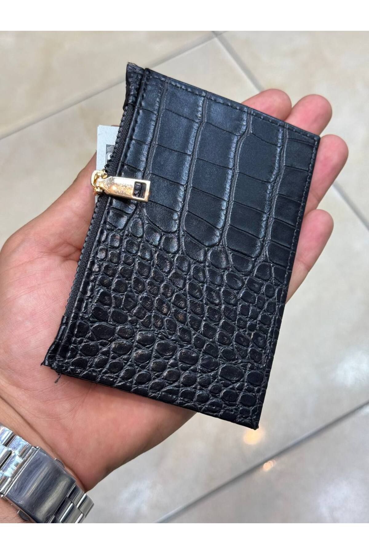 lizzabel-Crocodile Patterned Card Holder Wallet 3