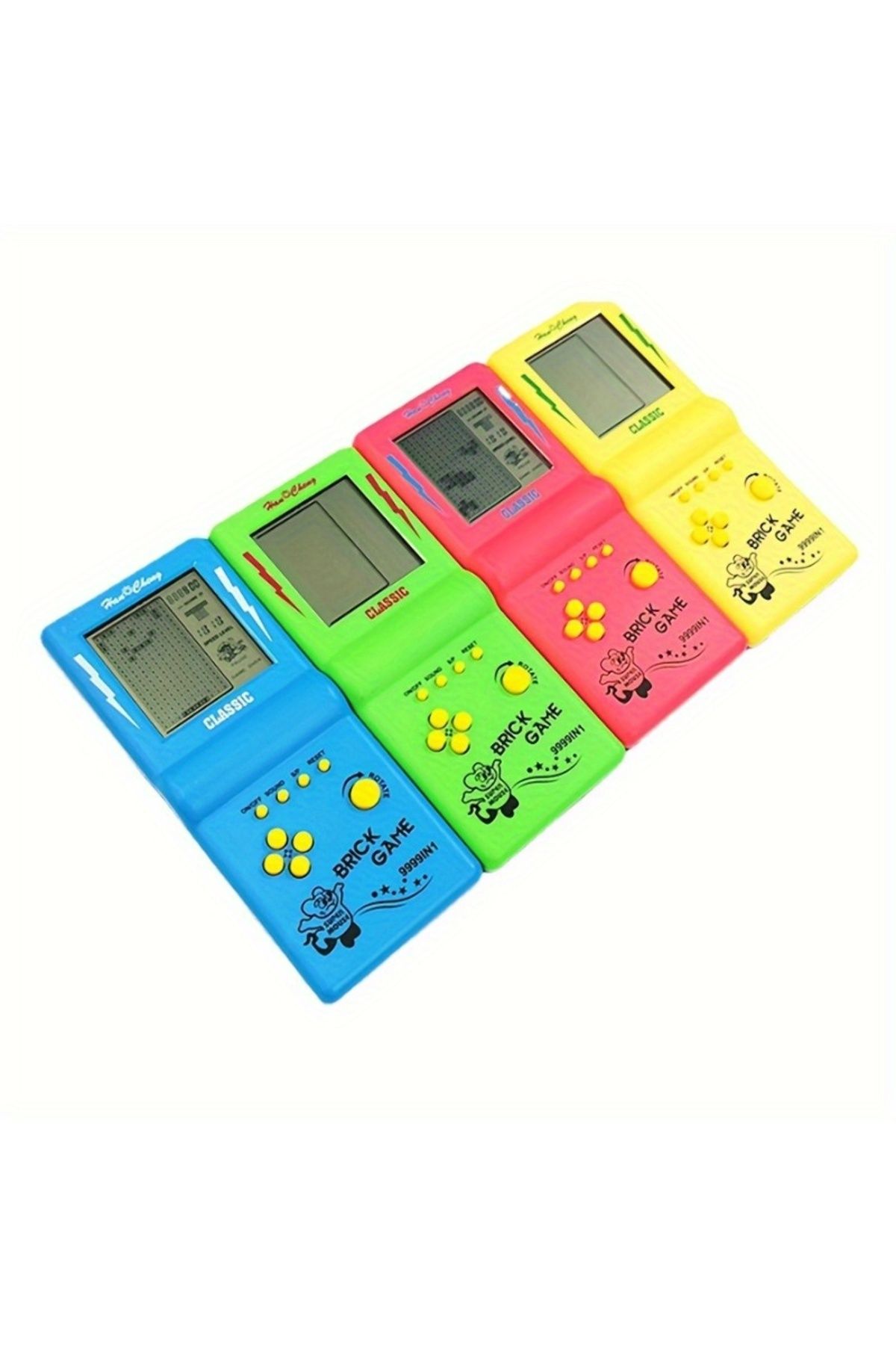 Choice-Vintage brick game console handheld puzzle games nostalgic retro pocket game device plastic mat... 2