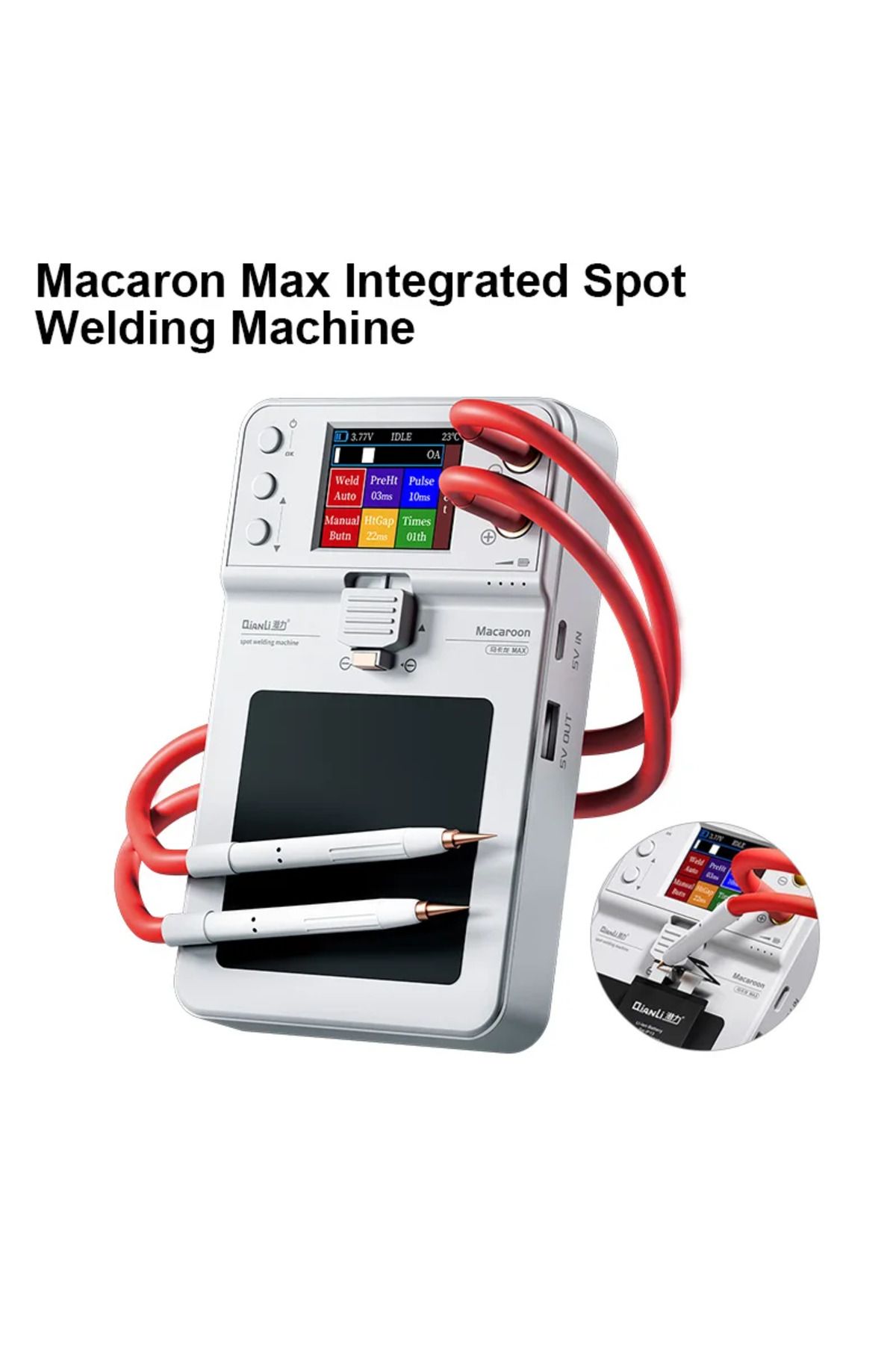 Choice-Spot Welder QianLi Macaron 2S/Max Portable Spot Welding Machine Double Pulse Adjust Battery Flex ... 1