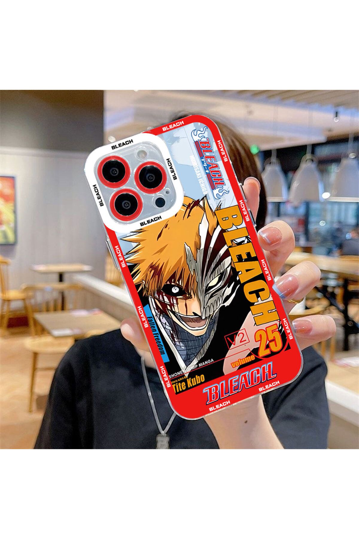 Choice-Anime Bleach Ichigo Phone Case For Redmi Note 12 11 10 9 Pro 7 8 9C 10C 12C 13C 4G 5G Soft Silico... 6