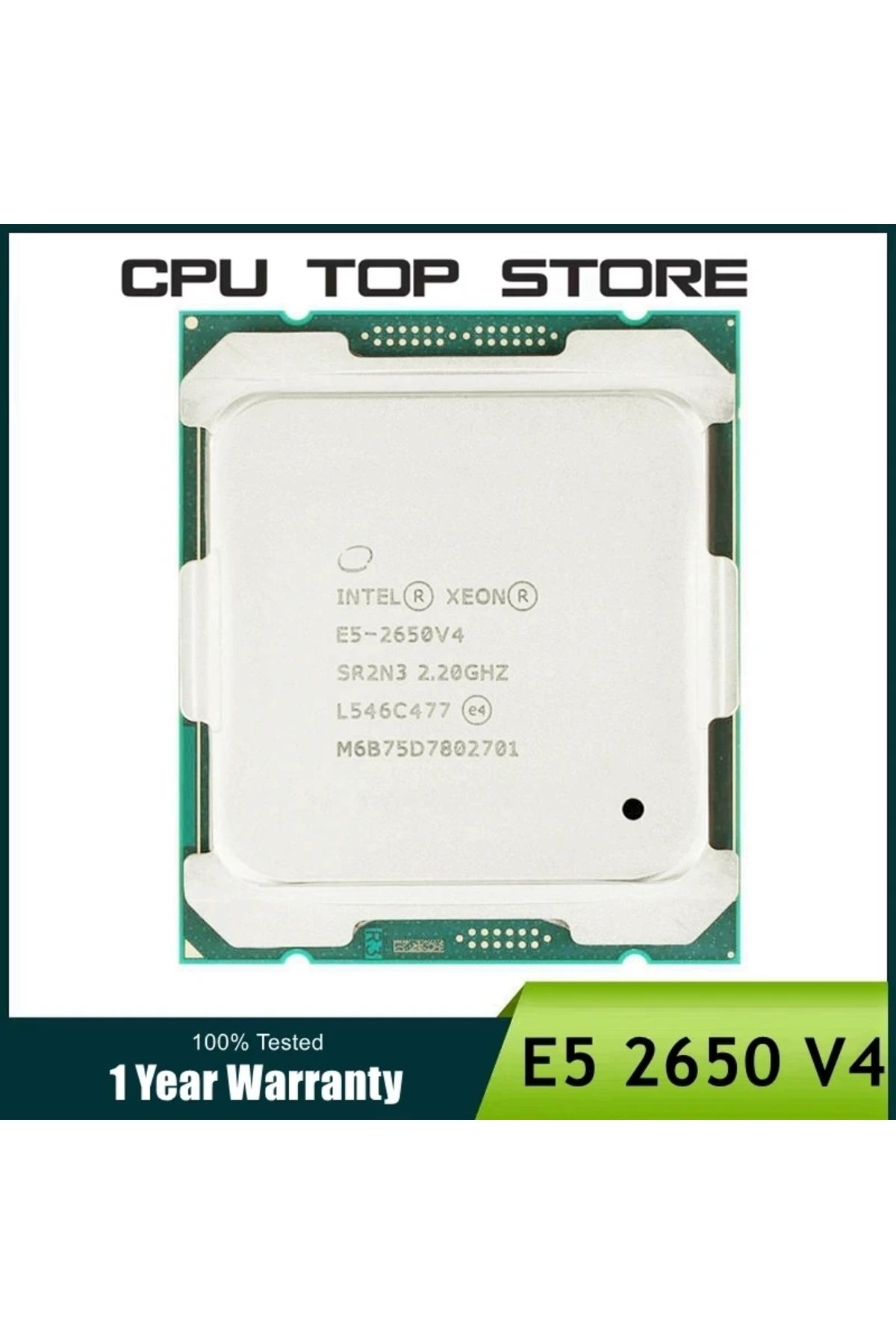 Choice-Intel Xeon E5 2650 V4 2650V4 SR2N3 2.2GHz 12-Core 24-Thread LGA 2011-3 cpu processor 2