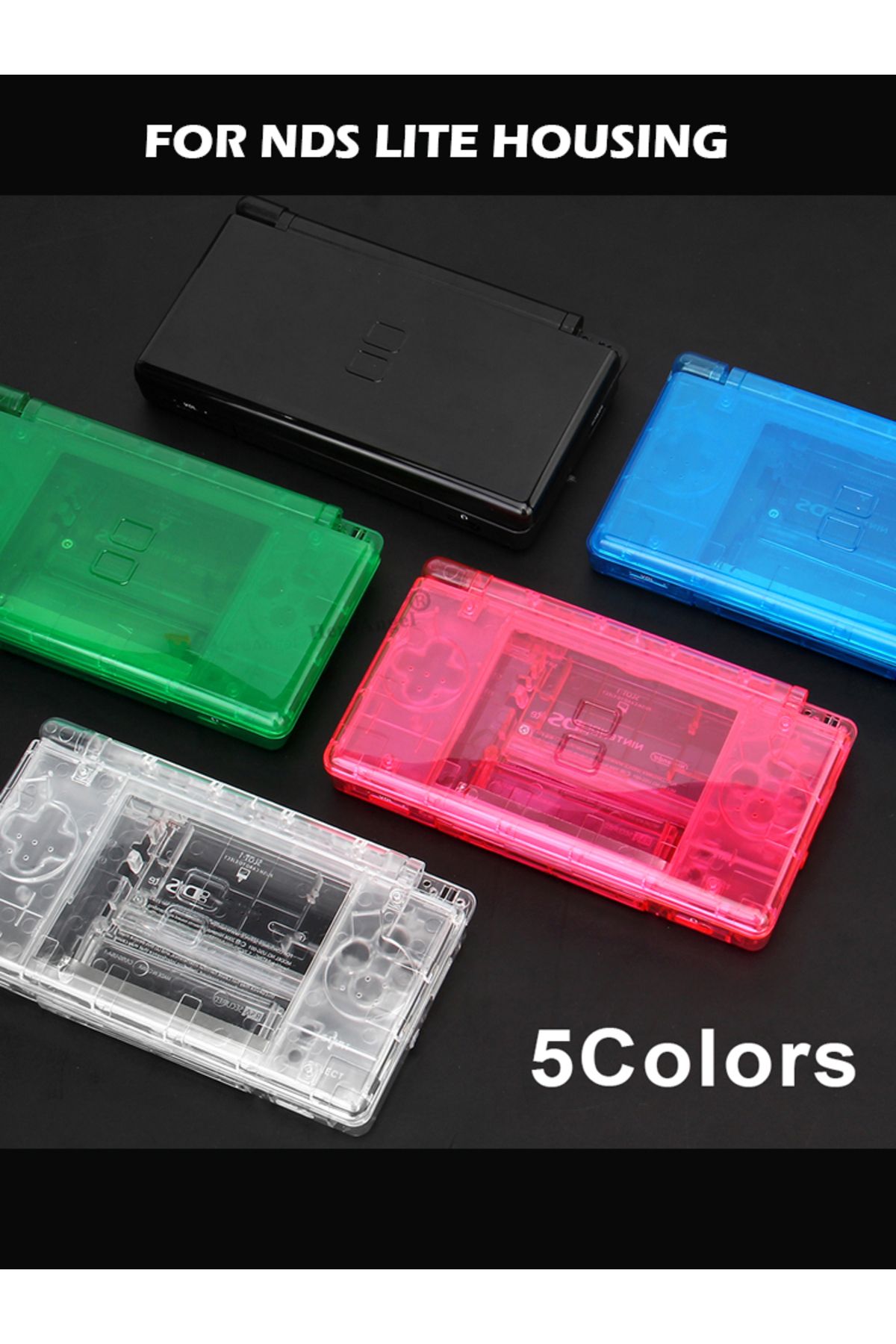 Choice-NEW Transparent Color For Nintend DS Lite Housing Shell Case Full Kit for Nintendo DS Lite NDS Li... 8