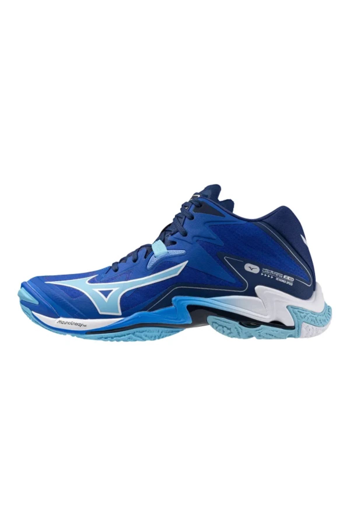 MIZUNO Wave Lightning Z8 MID Unisex Voleybol Ayakkabısı Mavi