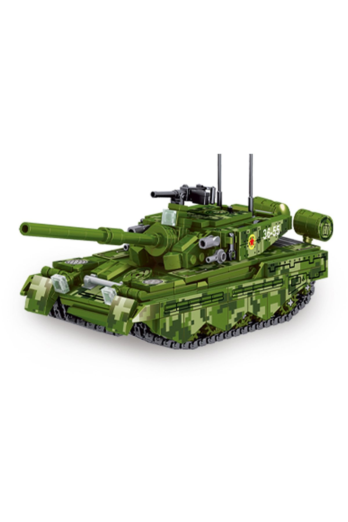 Choice-WW2 Military Tank Model Building Blocks Set - T-85 Type99 Main Battle Tanks Truck With Soldiers F... 2