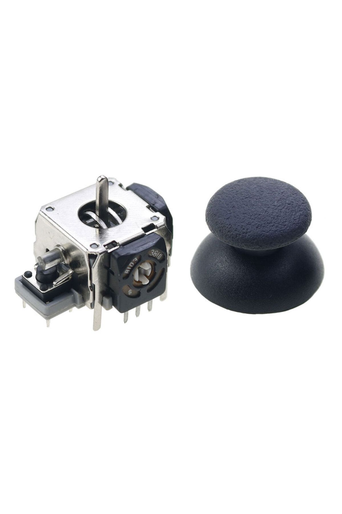 JCD-For PS2 / Xbox 360 Controller Metal Analog Sticks 3D Analog Joystick  Thumbsticks Cap Mushroo... 8