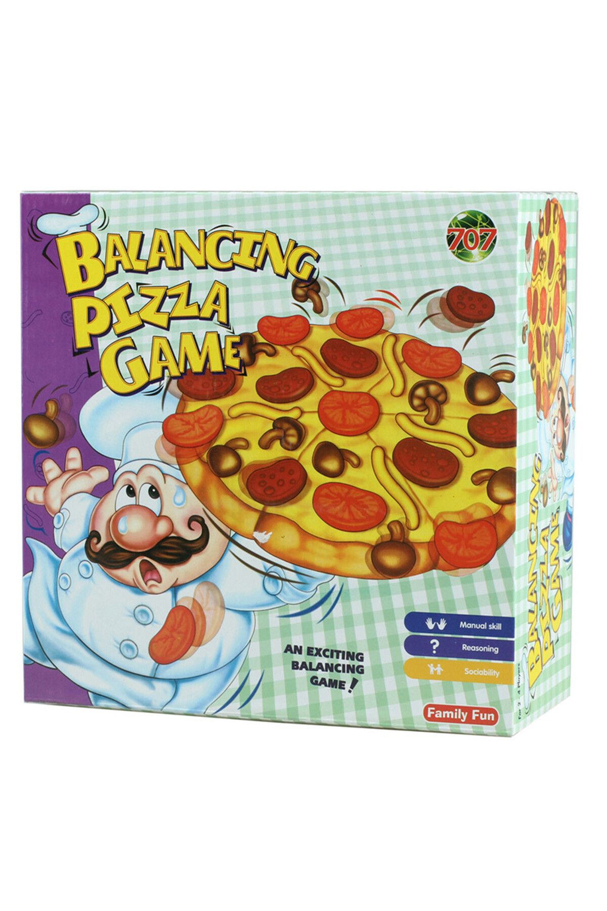 Choice-Balancing Pizza Game Tabletop Funny Stacking Topple Pizza Toy Multiplayer Board Game For Family P... 5