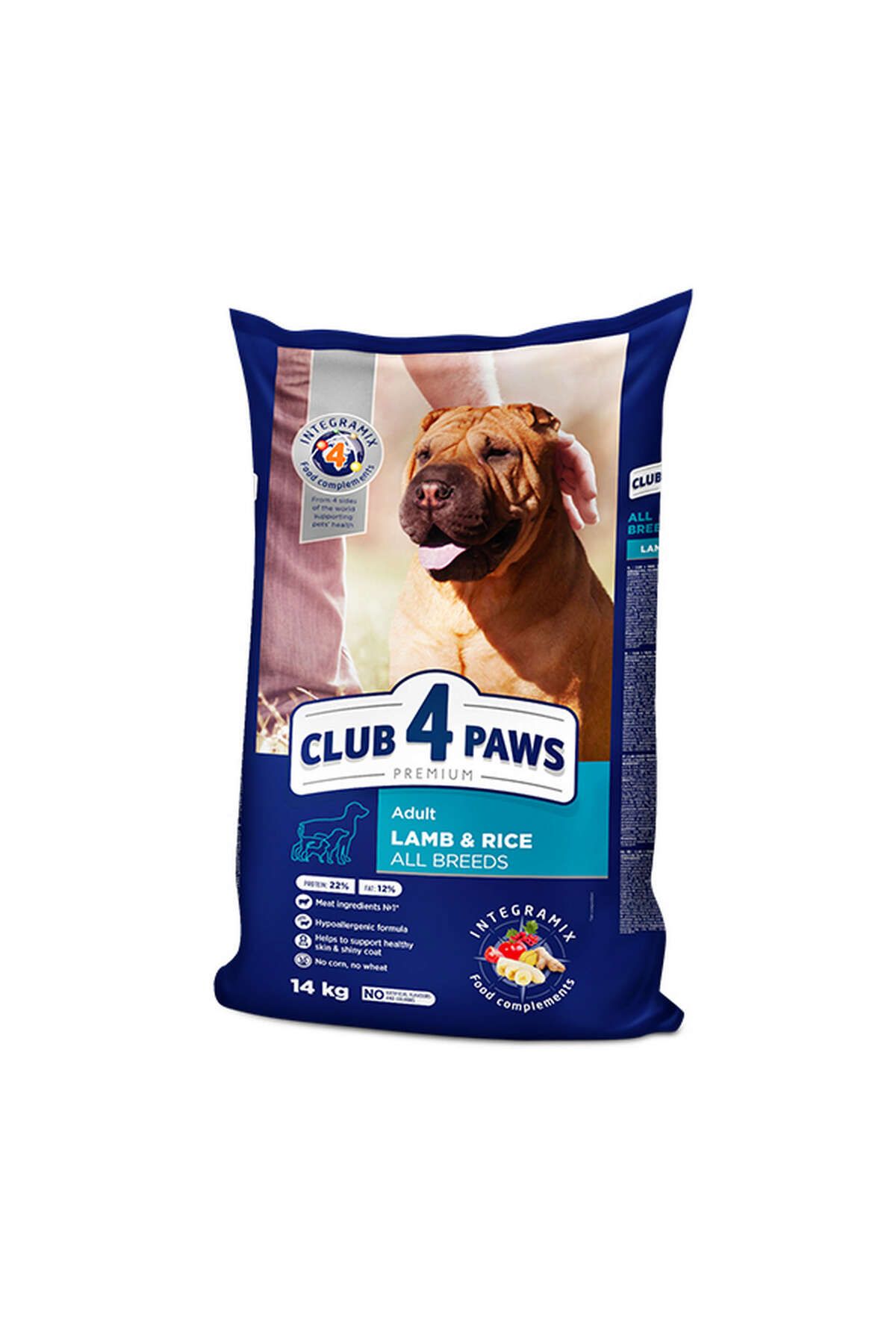 Club4Paws Premium Kuzu Etli Pirinç Yetişkin Köpek Maması 14 Kg DRSTR