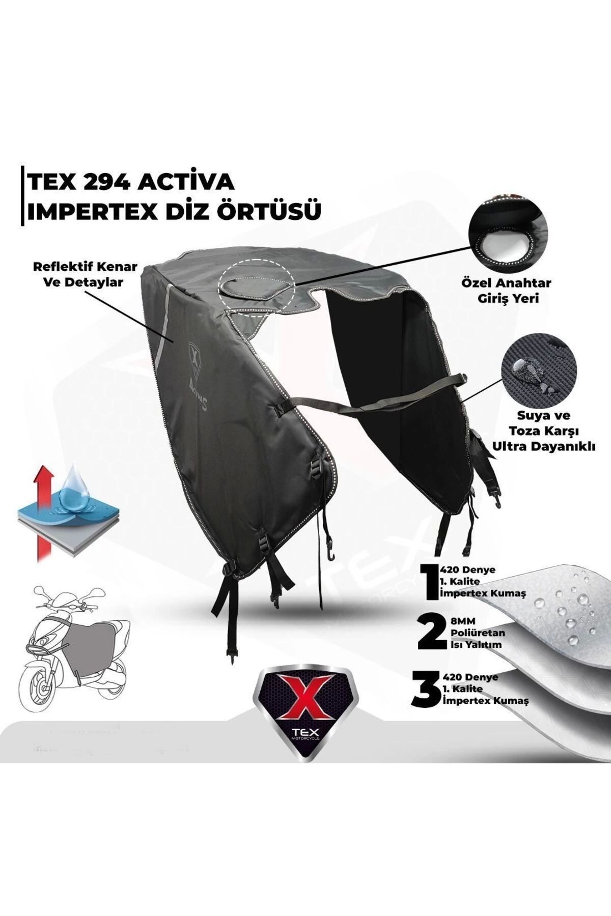 Tex Honda Activa Diz Örtüsü