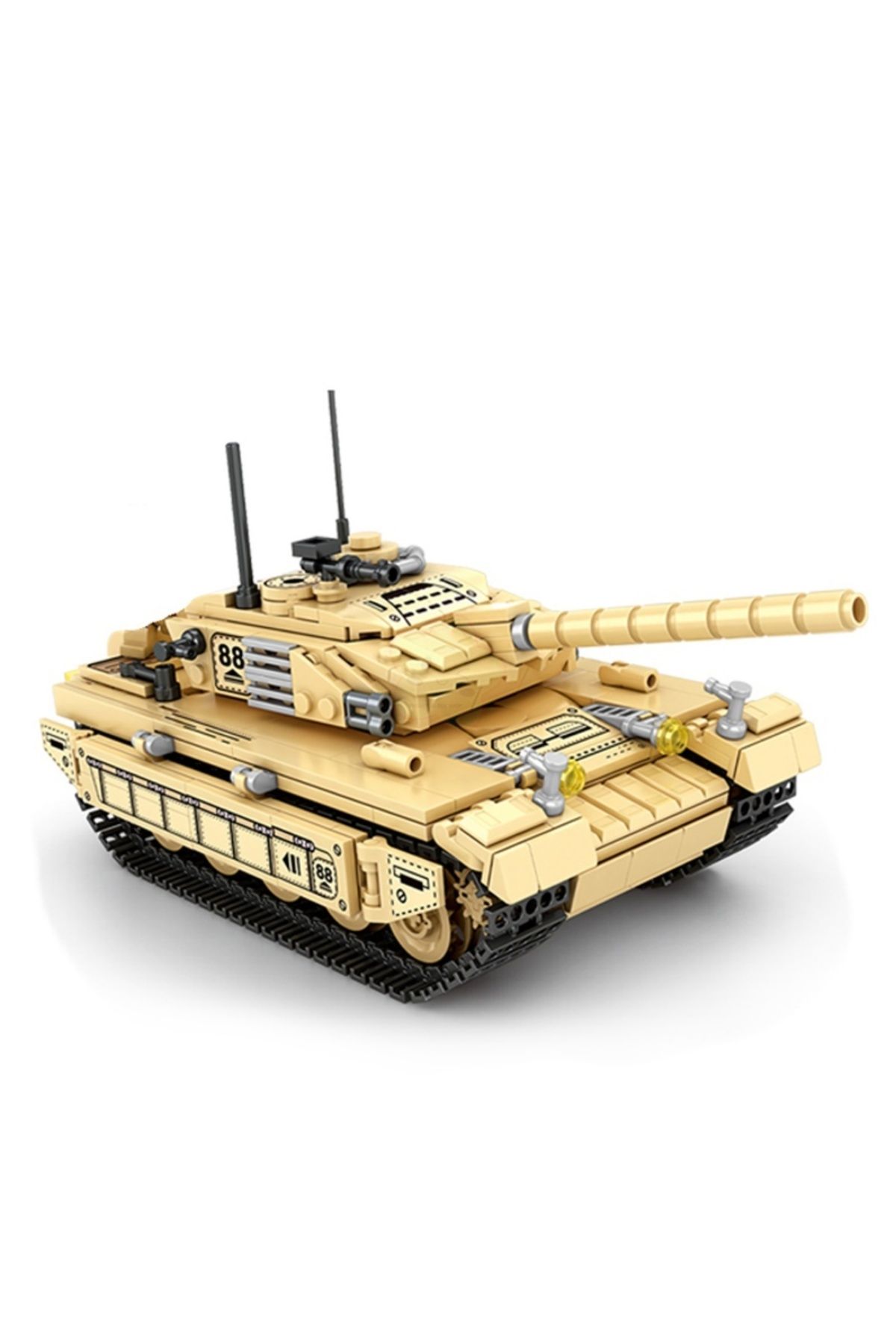 Choice-WW2 Military Tank Model Building Blocks Set - T-85 Type99 Main Battle Tanks Truck With Soldiers F... 6