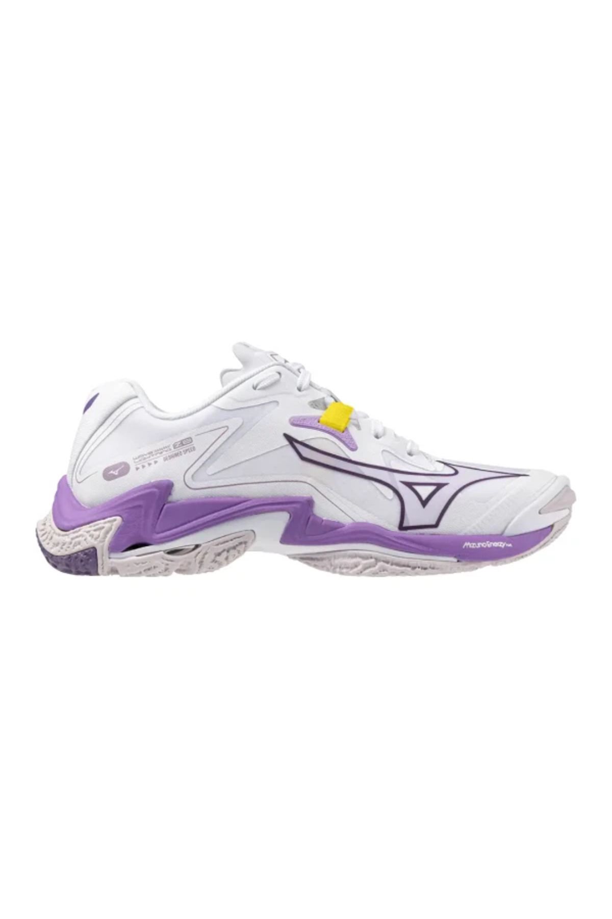 MIZUNO-Wave Lightning Z8 Women's Volleyball Shoes - White/Lilac 4