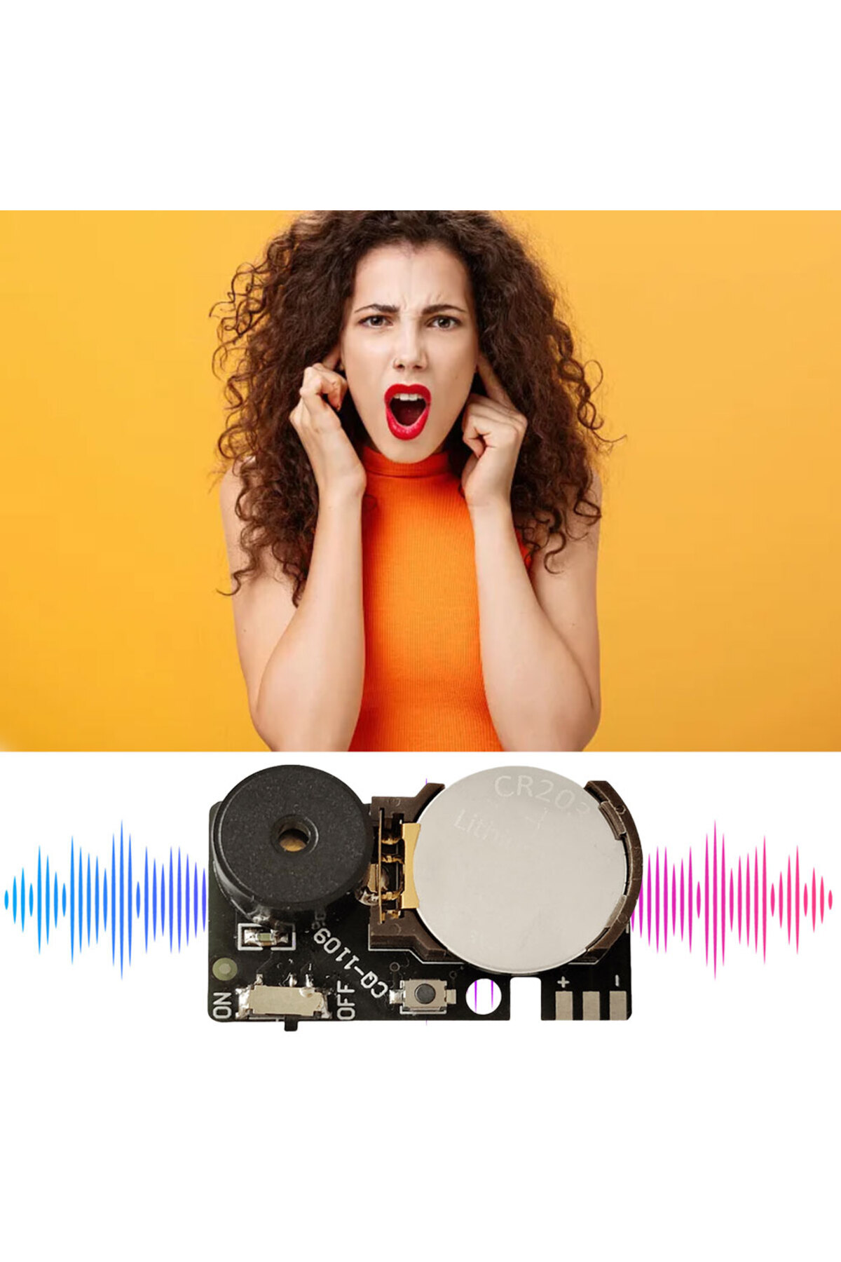 APWIKOGER-1/5/10PCS Hidden Prank Cricket Noise Maker PCB Beeping Sound Intervals Noise Annoying Noise Maker... 5