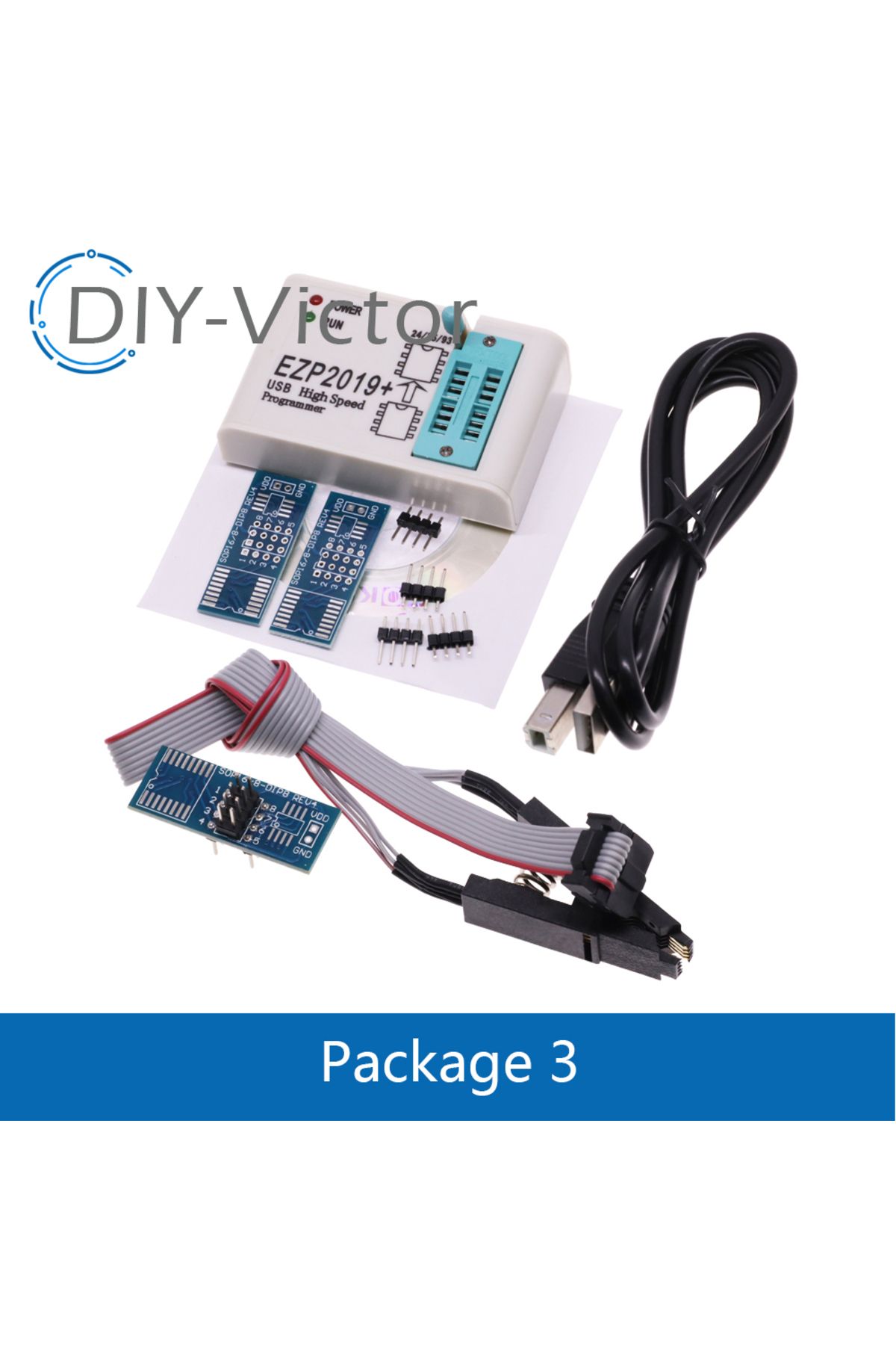 Choice-EZP2019 EZP2019+ USB High-speed SPI Programmer Support24 25 93 EEPROM 25 Flash BIOS Chip+5 Socket... 1