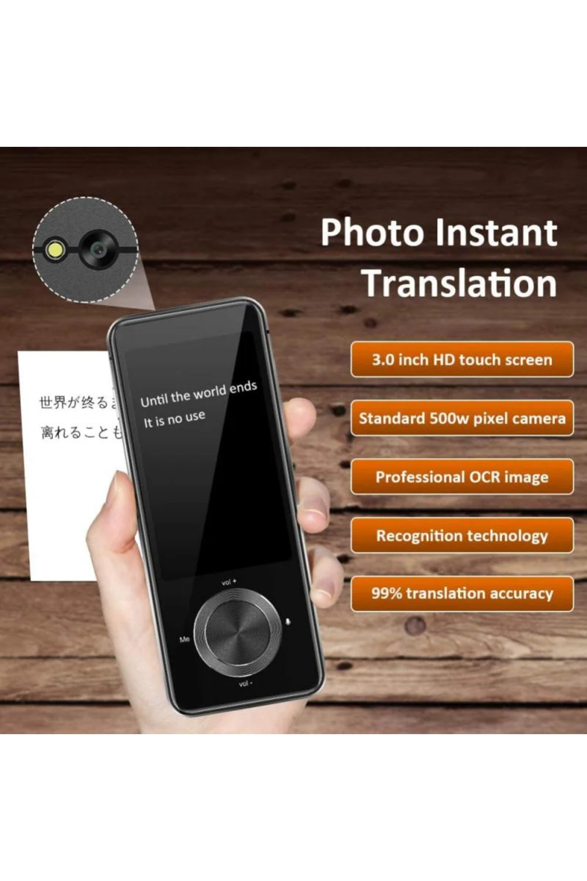 ANENG M9 Language Translator Device 107 National Languages Intelligent