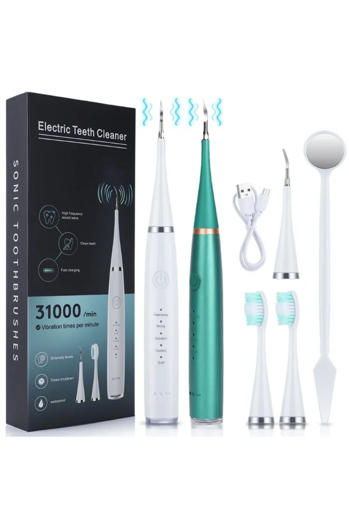 Choice-3 IN 1 Electric Dental Scaler Electric Toothbrush Portabl Oral Care Tartar Remover Plaque ultraso... 8