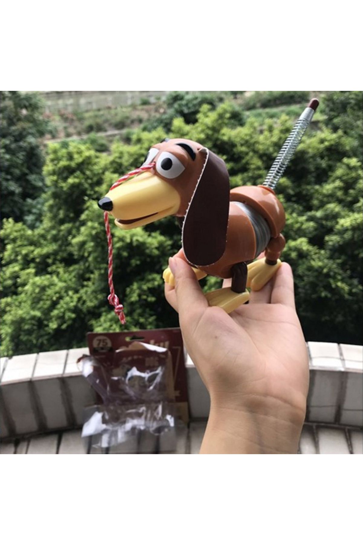 Miniso-with box Authentic Disney Pixar Toy Story 4 Elastic Puppy Shepherd Action Doll Handmade Toy Puppy An 2