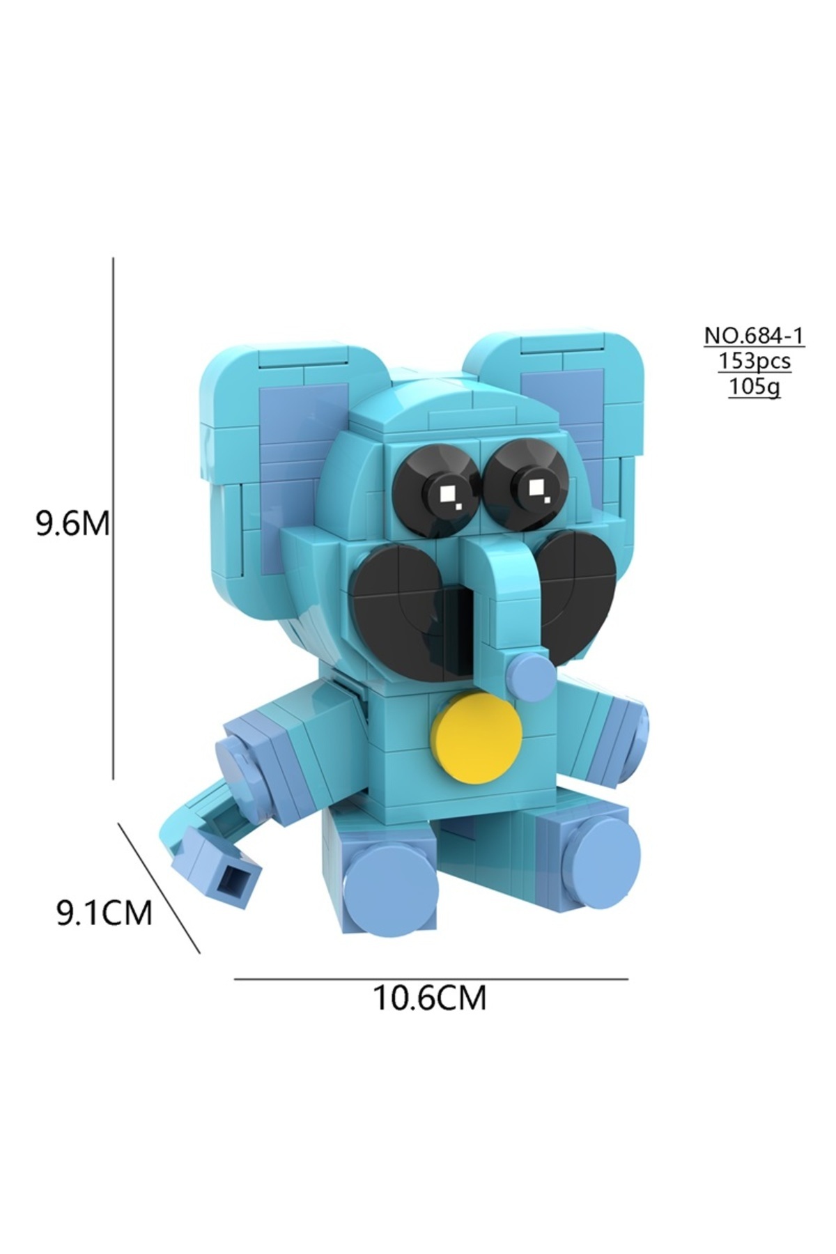 Choice New Smiling Critters Building Blocks Poppy 3 Smiling Critters