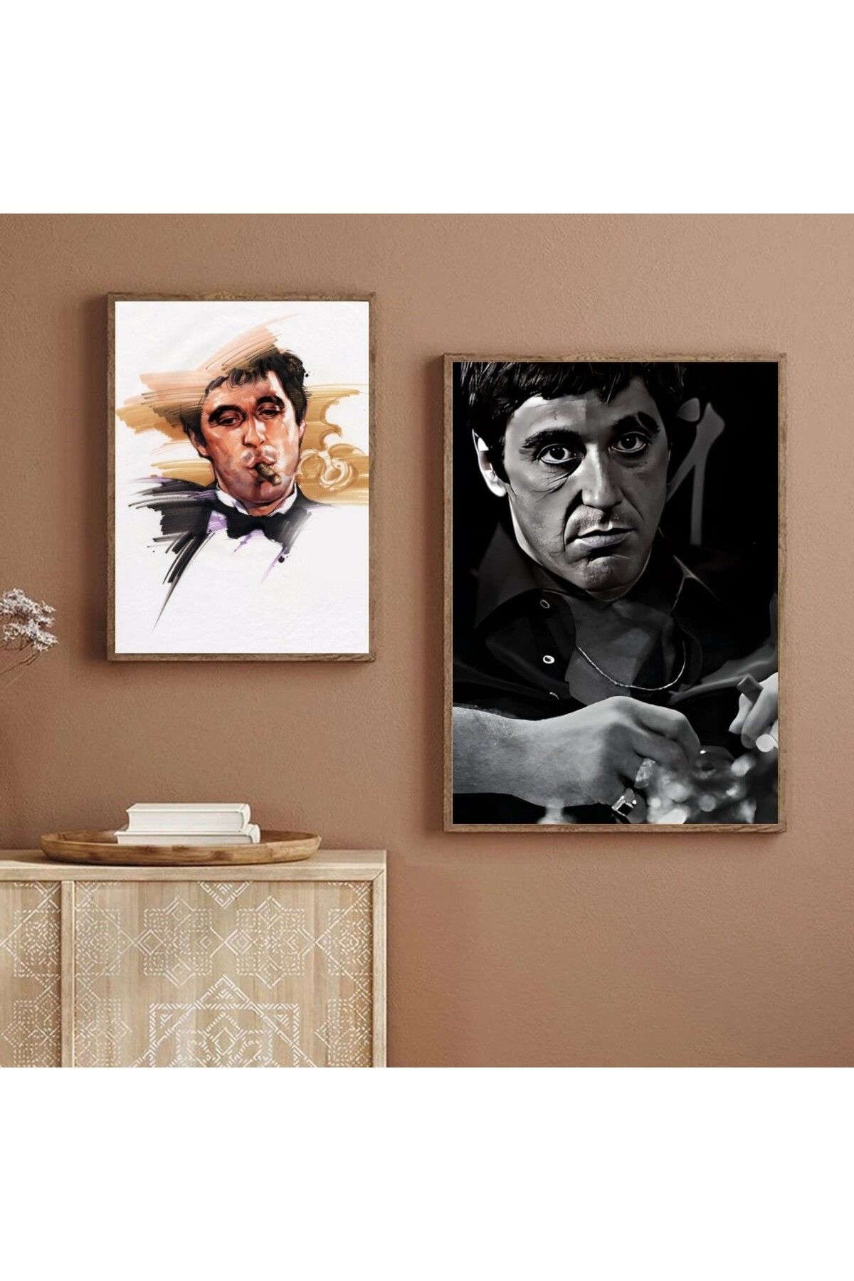 Choice-1pc Classic Movies Pablo Escobar Tony Montana Poster Self-adhesive Art Poster Waterproof Paper St... 5