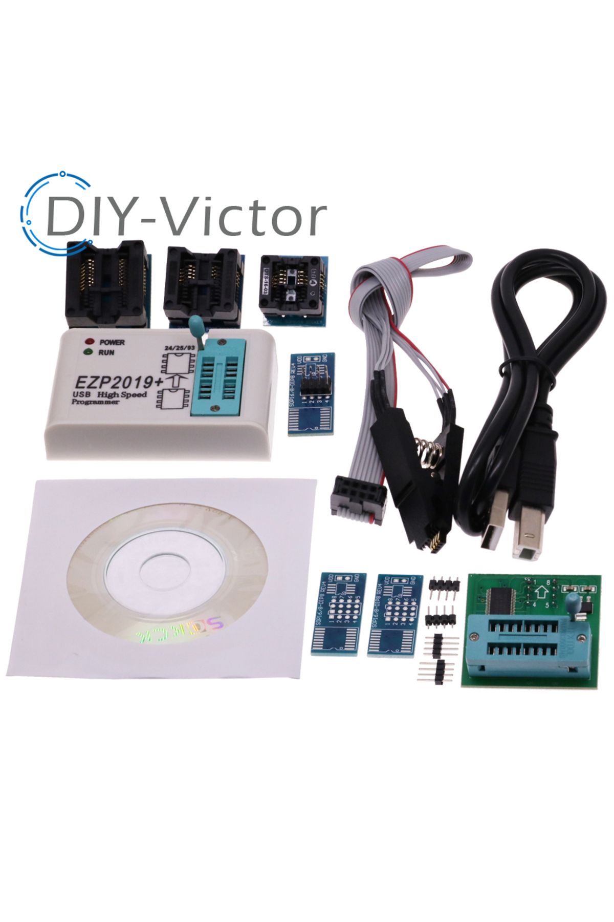 Choice-EZP2019 EZP2019+ USB High-speed SPI Programmer Support24 25 93 EEPROM 25 Flash BIOS Chip+5 Socket... 8