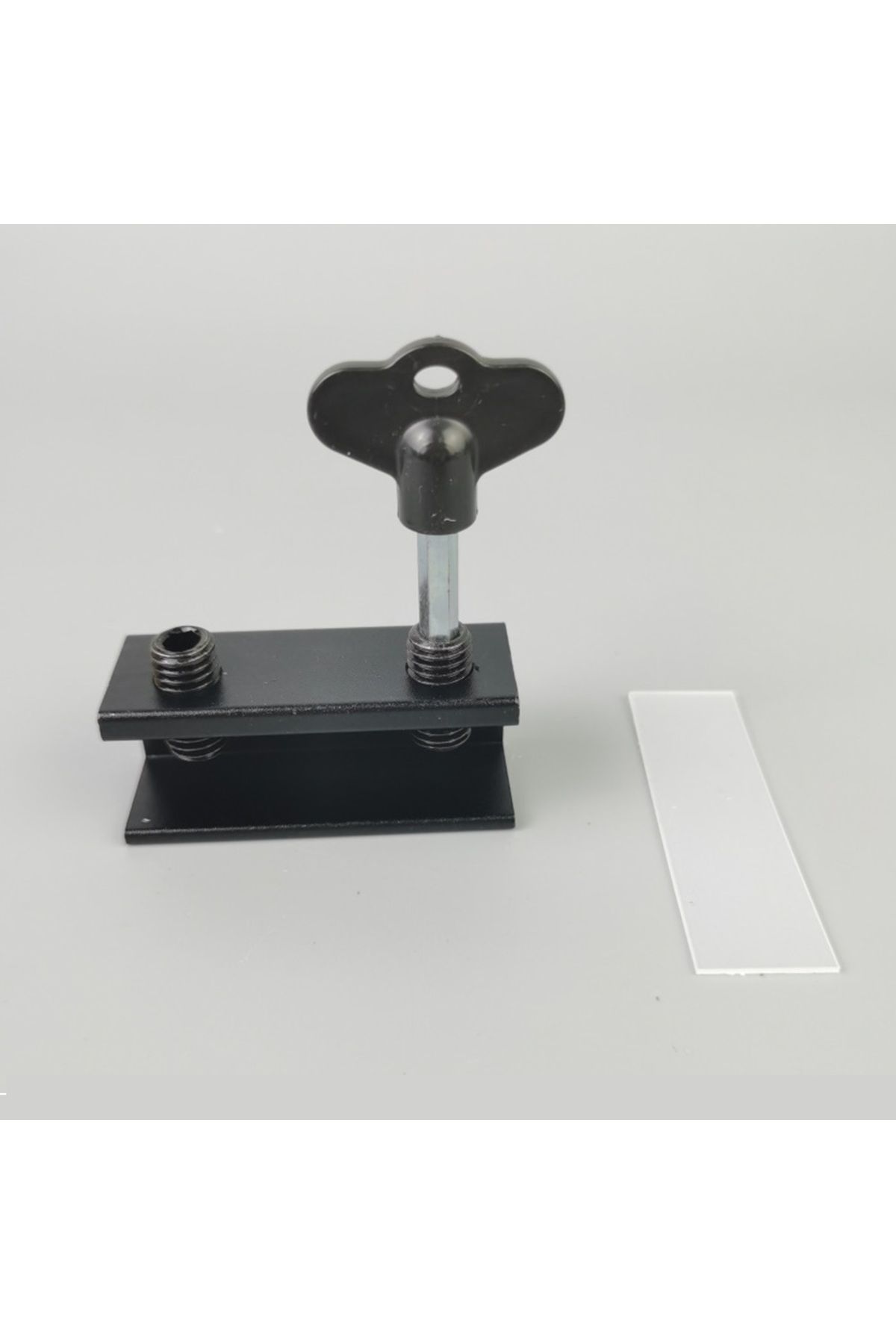 Choice-black 1pc Window Locks for Vertical and Horizontal Windows, Adjustable Aluminum Window Stoppers, No- 1