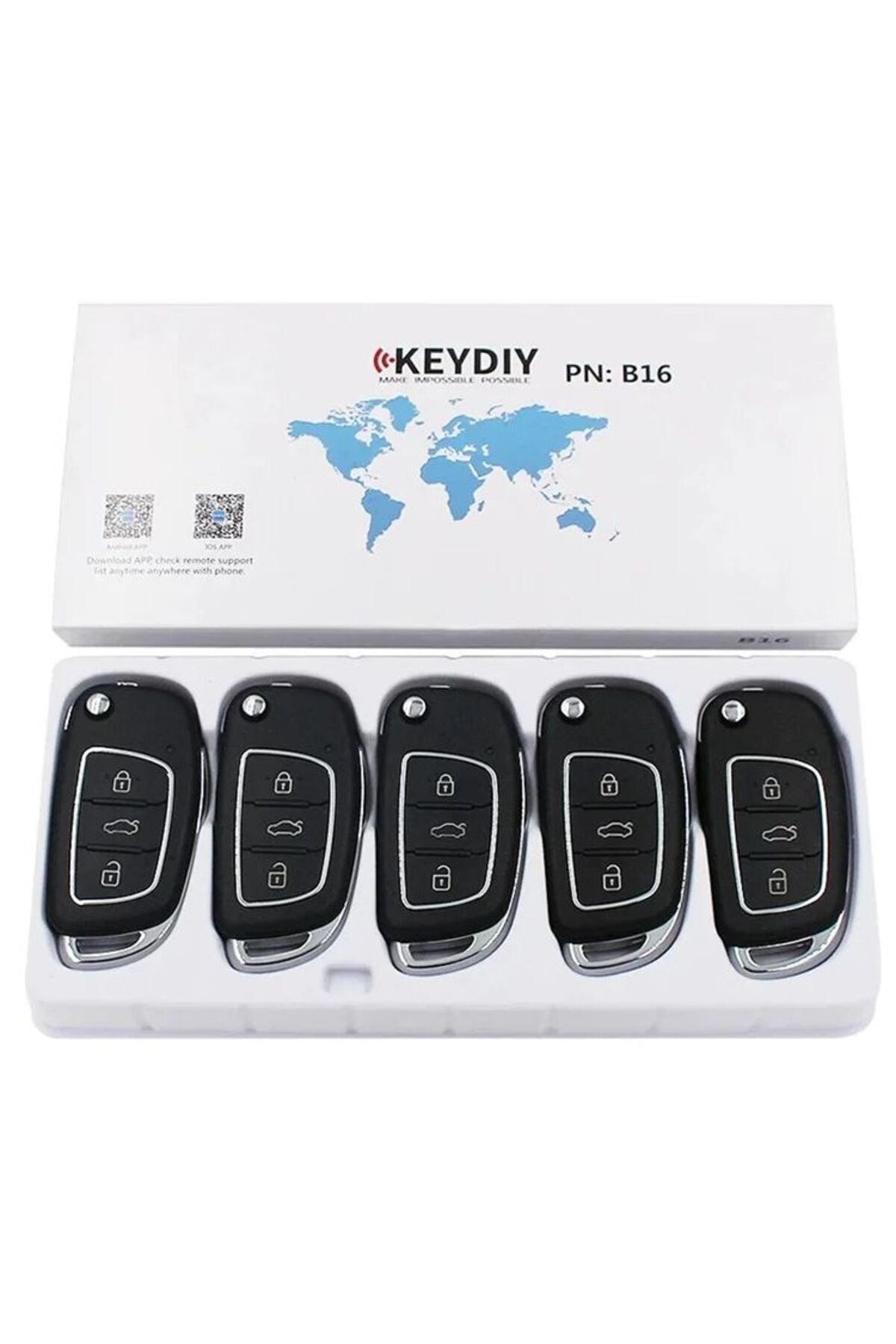 Choice-5pcs/lot Original KD B16 3 Button Smart Key KEYDIY For KD900/KD MINI/KD-X2 Key Programmer B Serie... 8