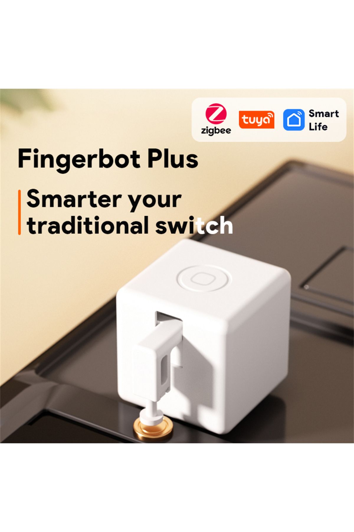 Choice-Tuya Zigbee Fingerbot Plus Smart Switch Bot Finger Robot Button Pusher Onebot Smart Home Voice Co... 1