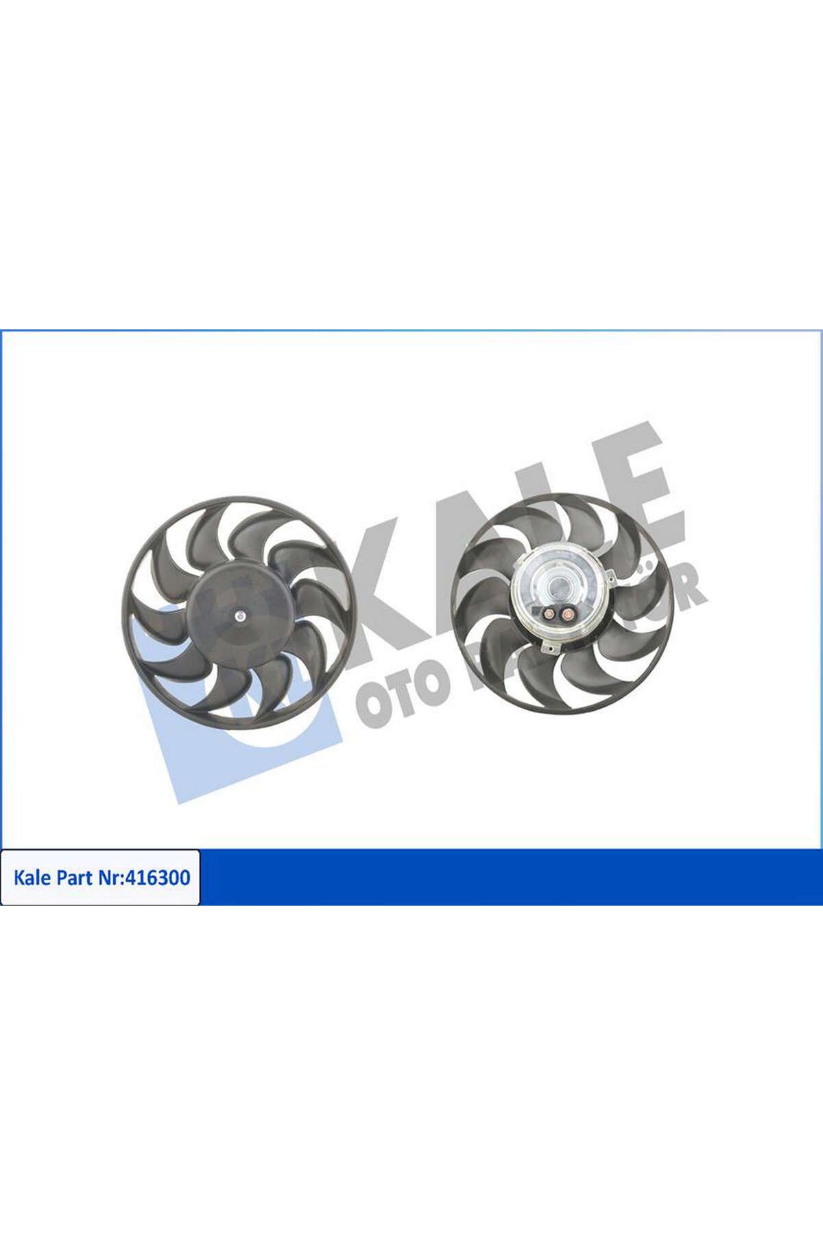 KALE FAN MOTORU PERVANELİ VOLKSWAGEN TRANSPORTER IV 360W-280mm 612138