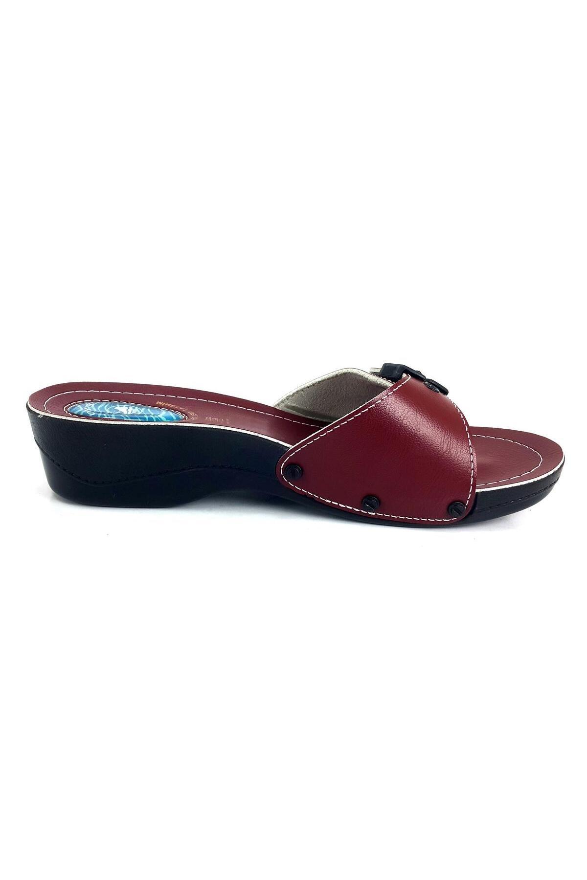 Ceyo-Γυναικείες παντόφλες Minelli Minelli με τακούνι Gel Red 3