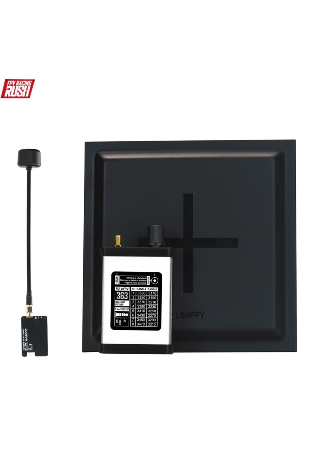 Choice-RUSHFPV 3.3G 2W VTX Transmitter FPV Transmitter Receiver DVR Module with Card Recording For RC Lo... 2